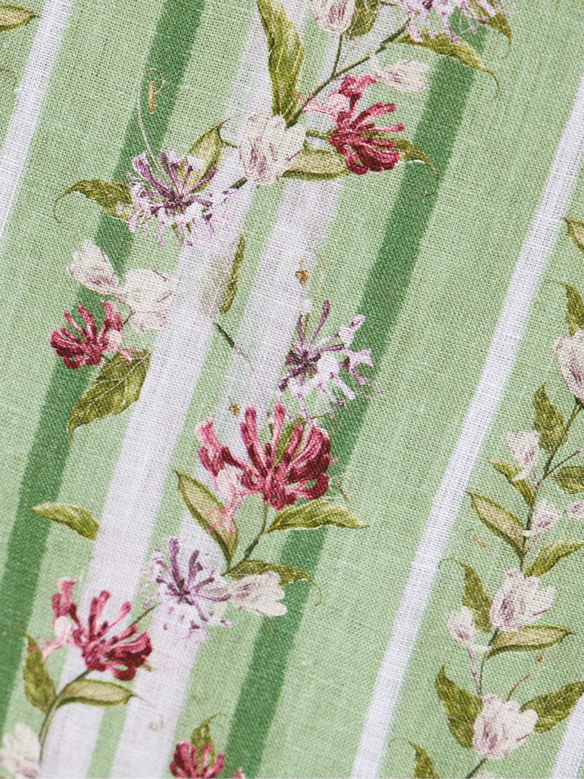 Luna Honeysuckle scalloped floral-print linen pareo view