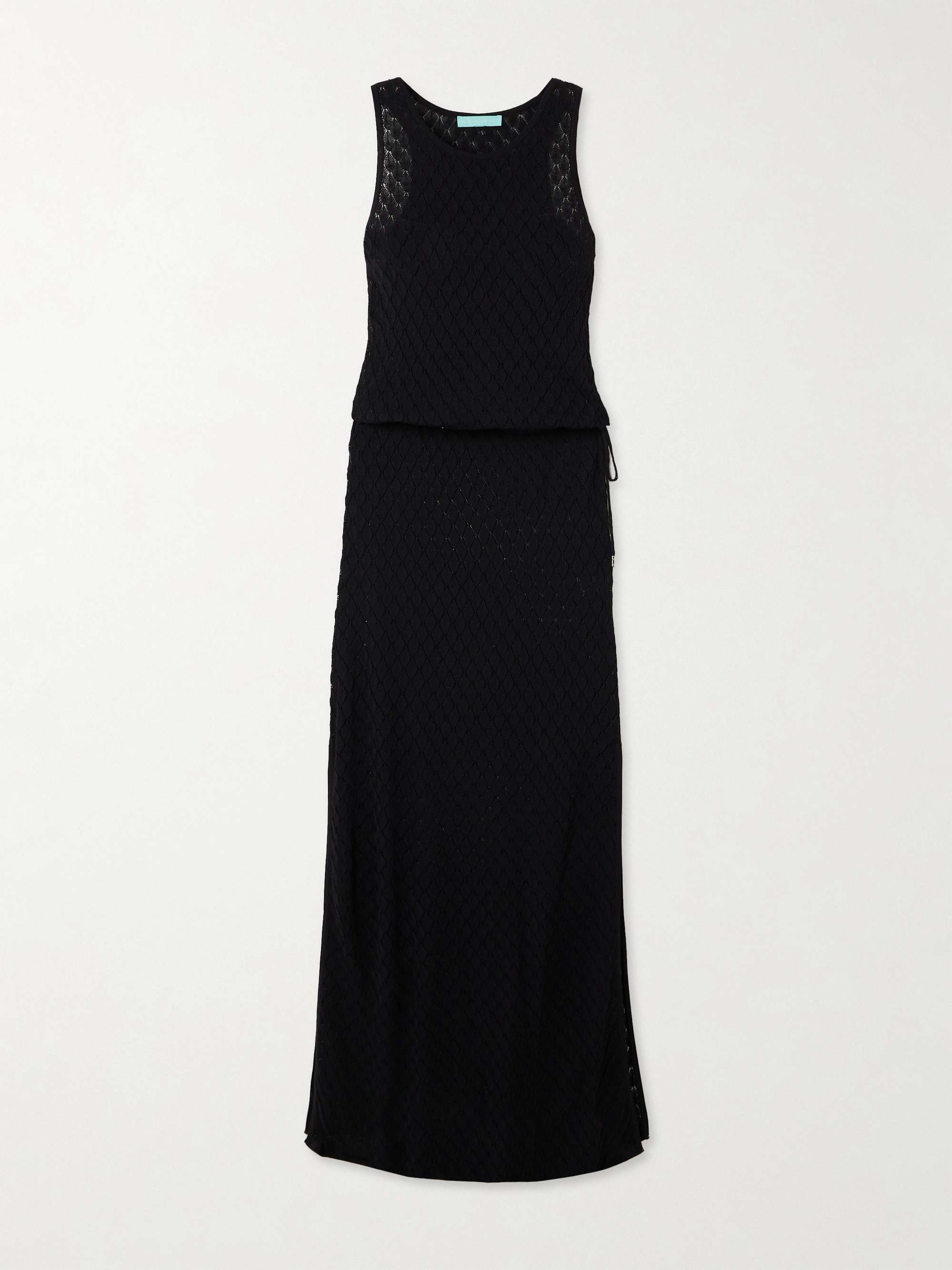 Mia pointelle-knit maxi dress view