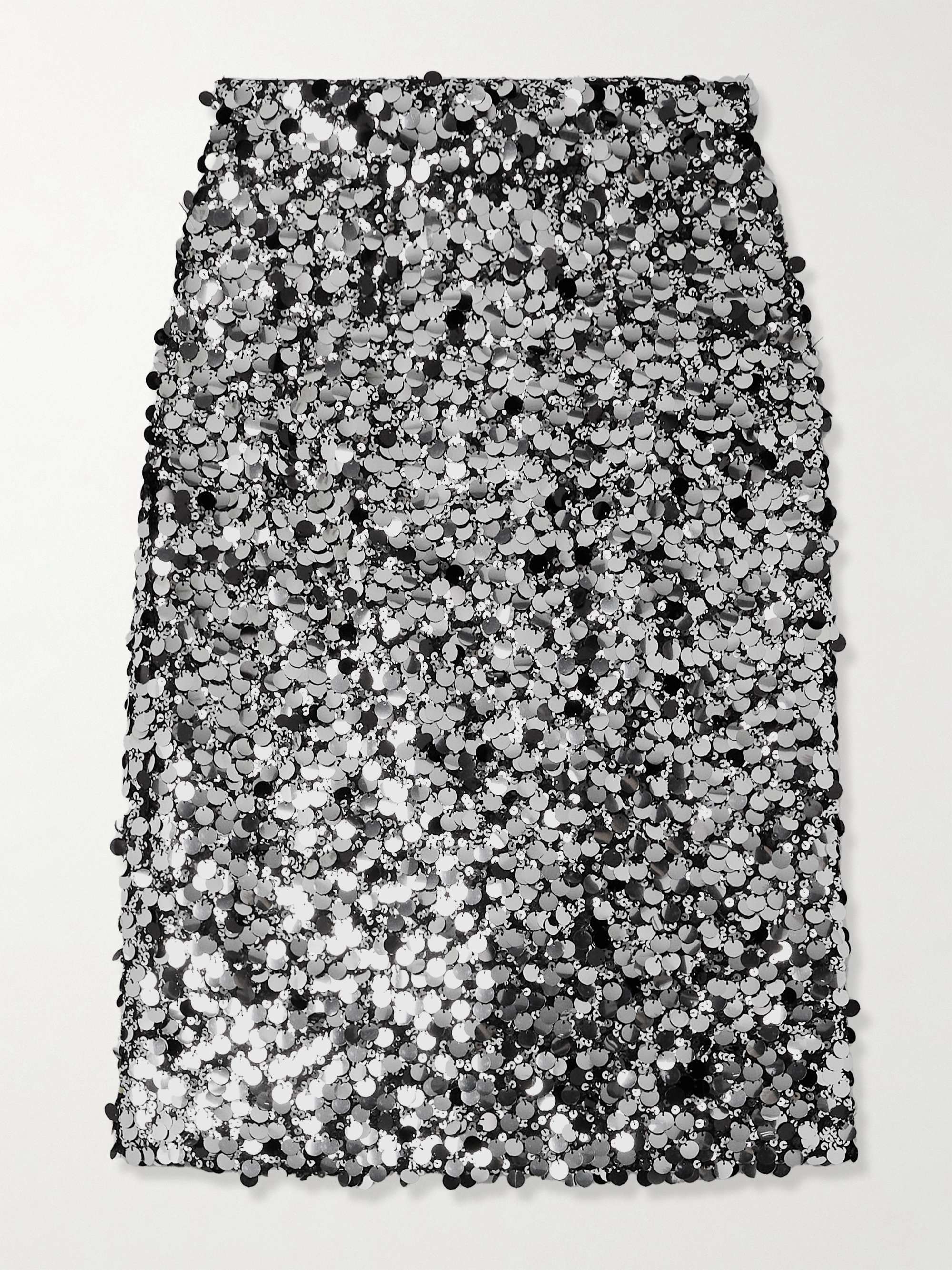 Sequined jersey skirt view