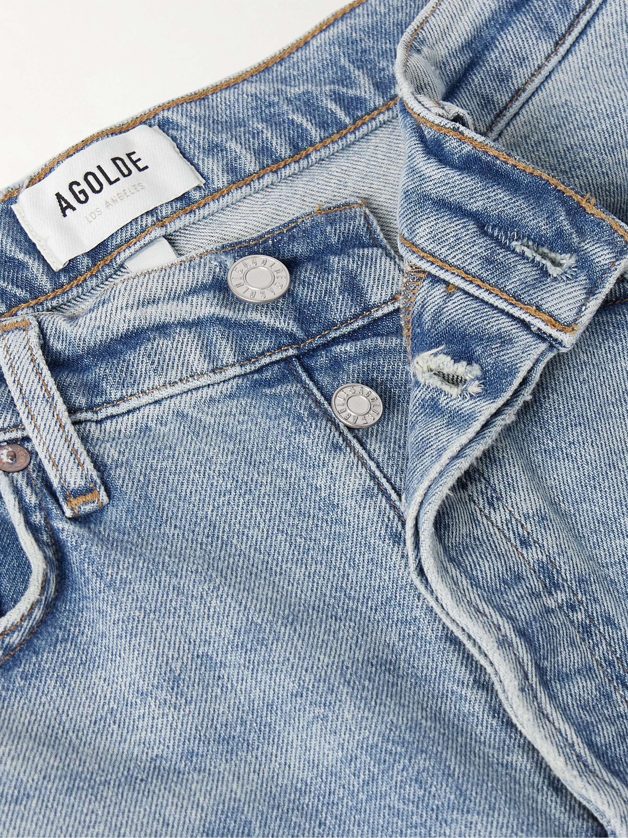 '90s Pinch Waist cropped high-rise straight-leg jeans view