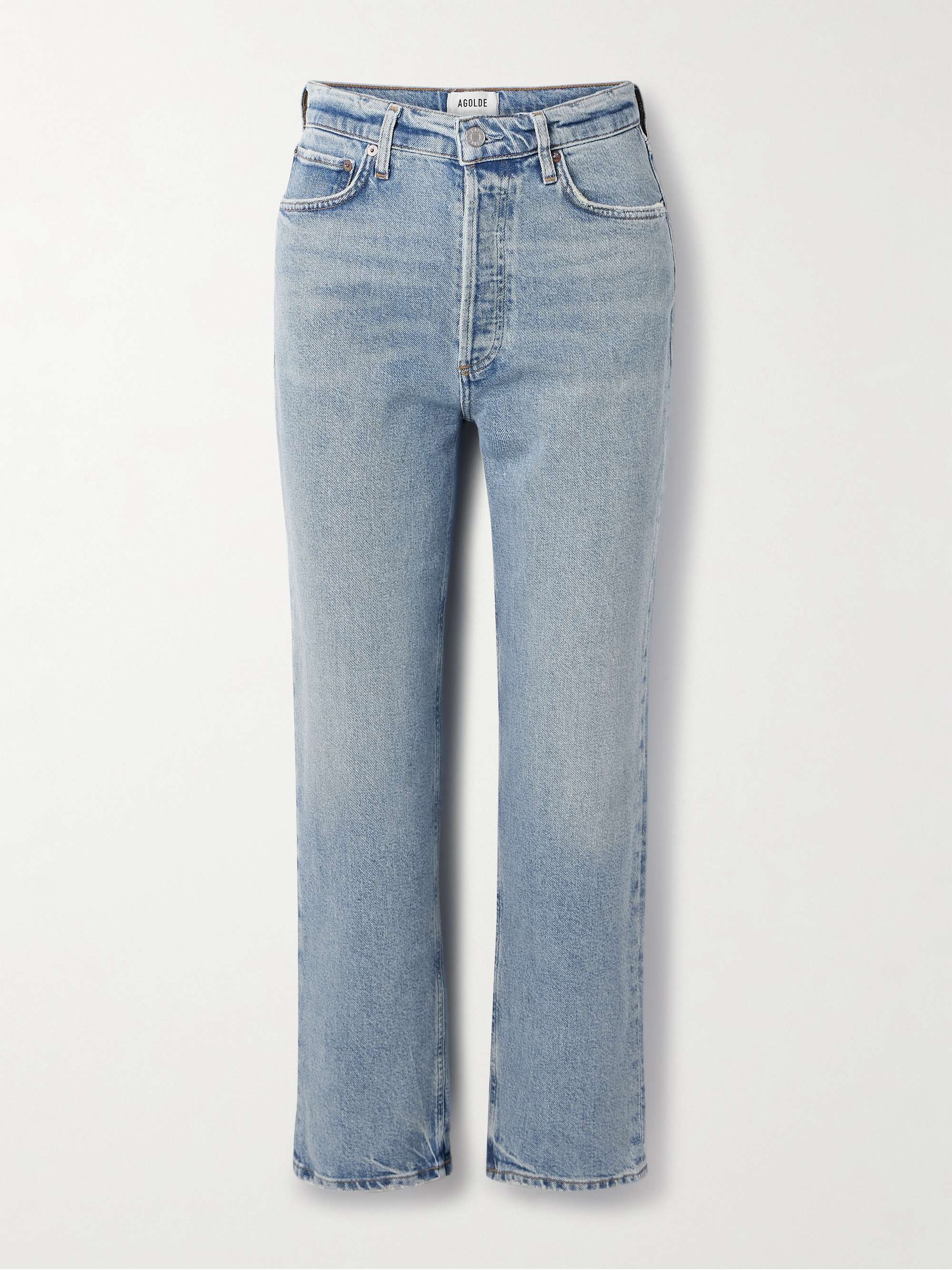 '90s Pinch Waist cropped high-rise straight-leg jeans view