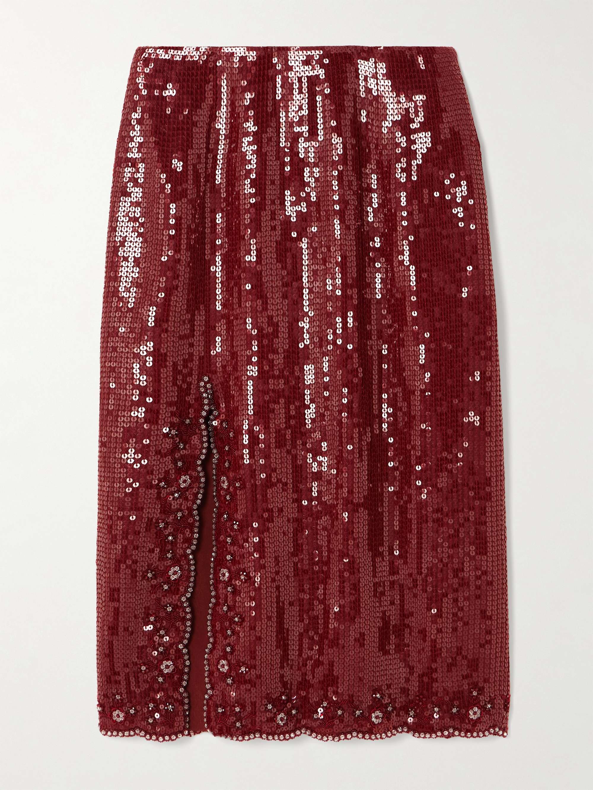 Syrah scalloped sequined tulle skirt view
