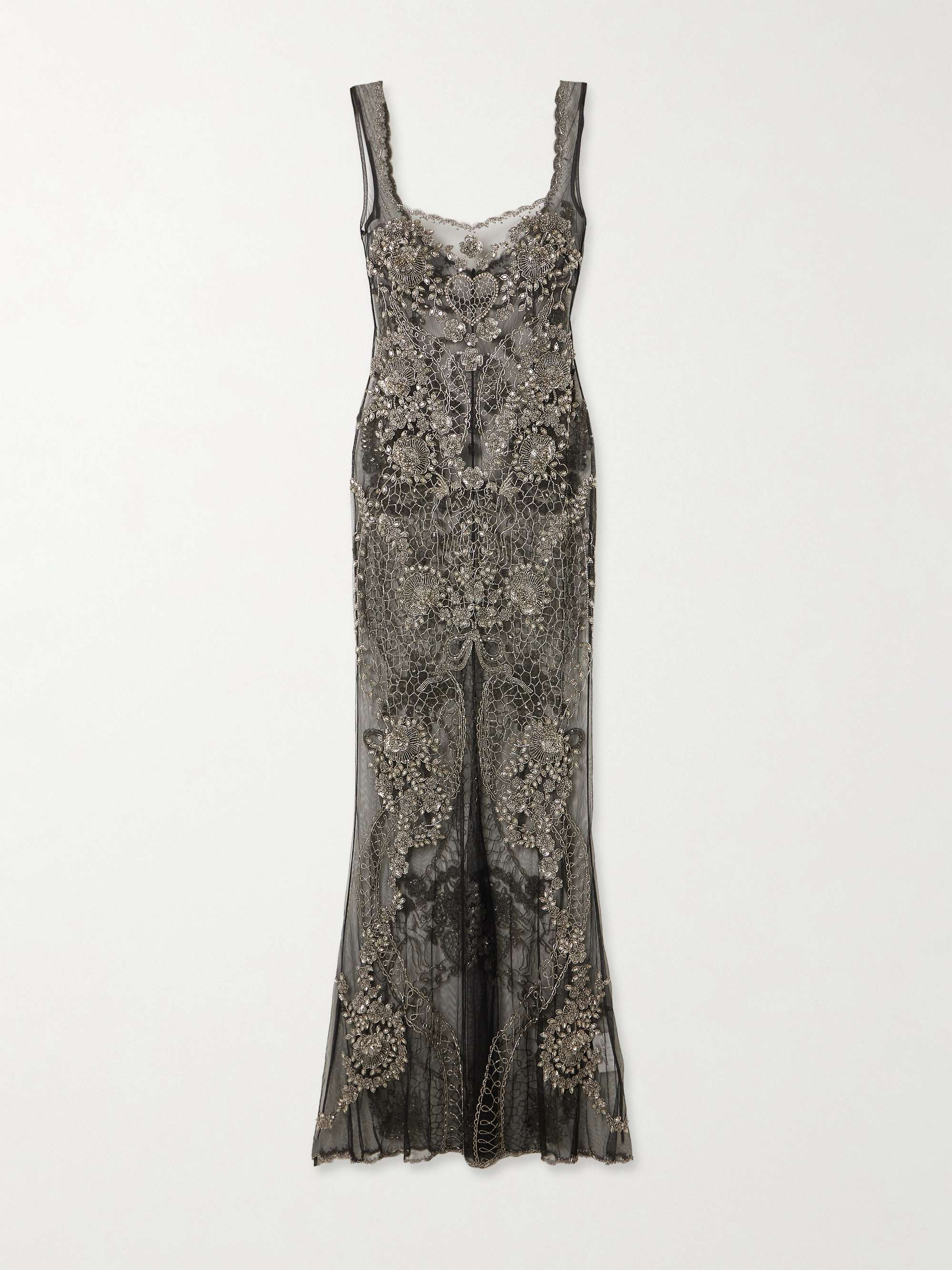 Cora embellished tulle gown view