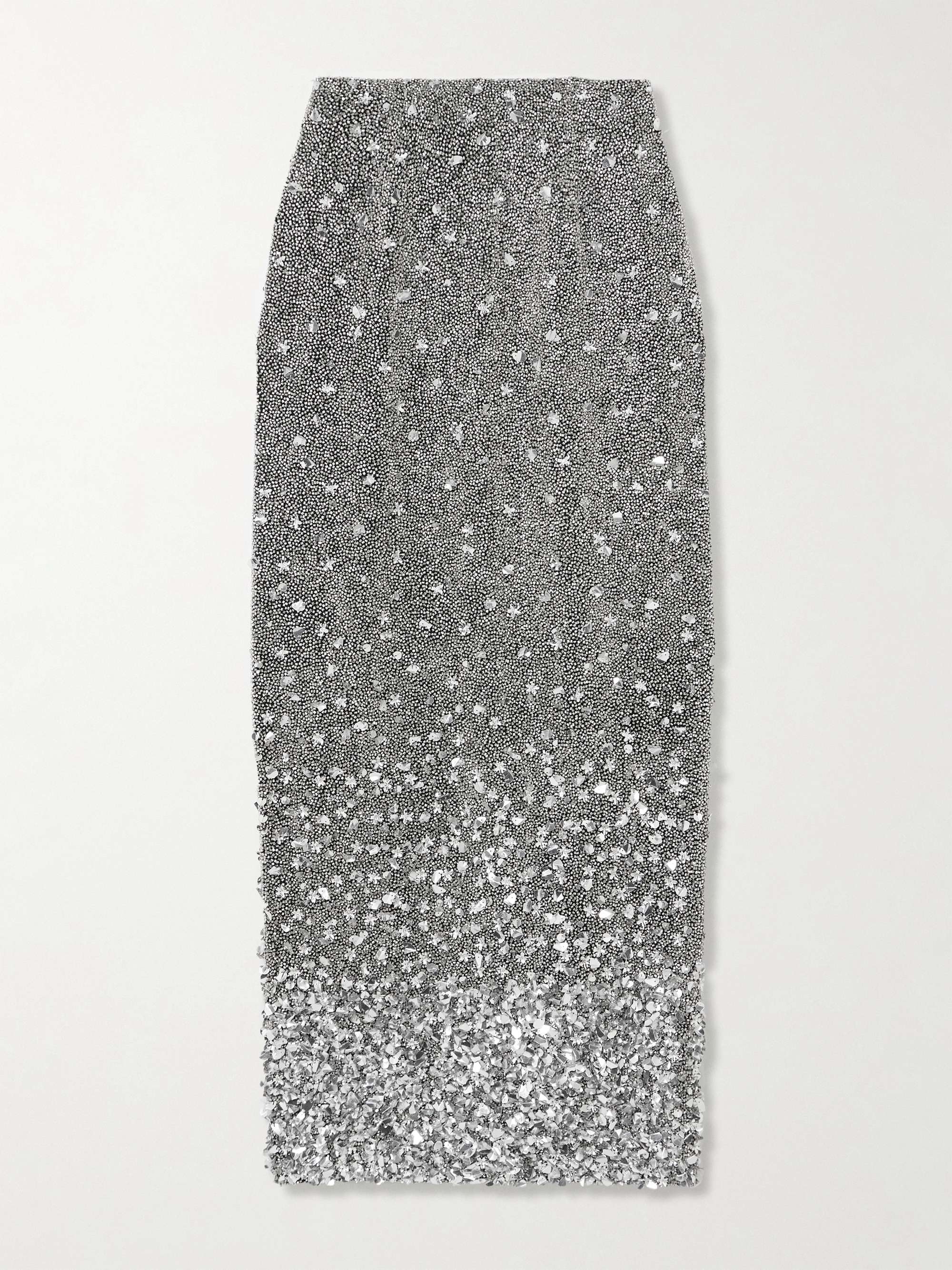 Midas embellished stretch-tulle maxi skirt view