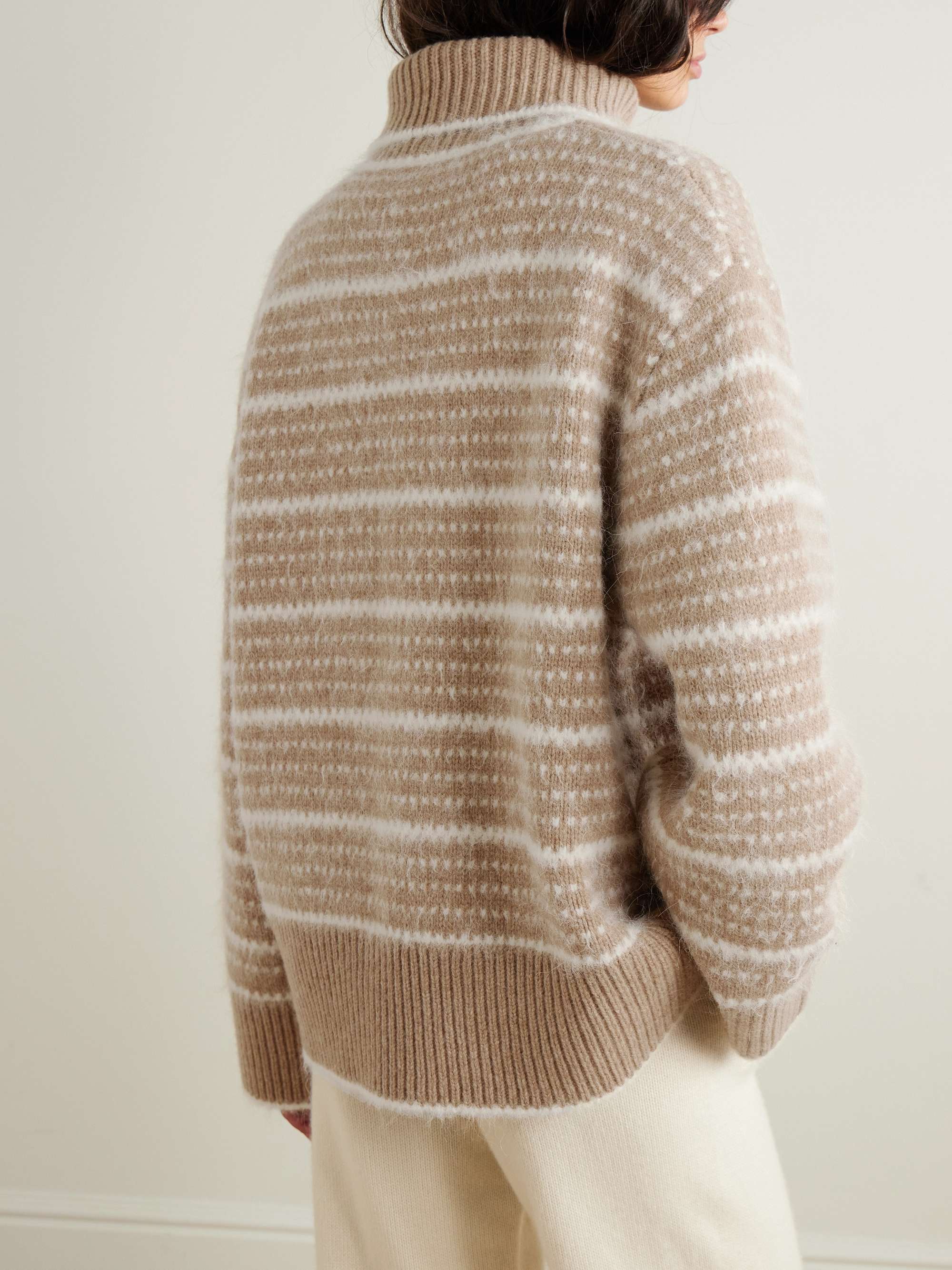 Wool-blend turtleneck sweater view