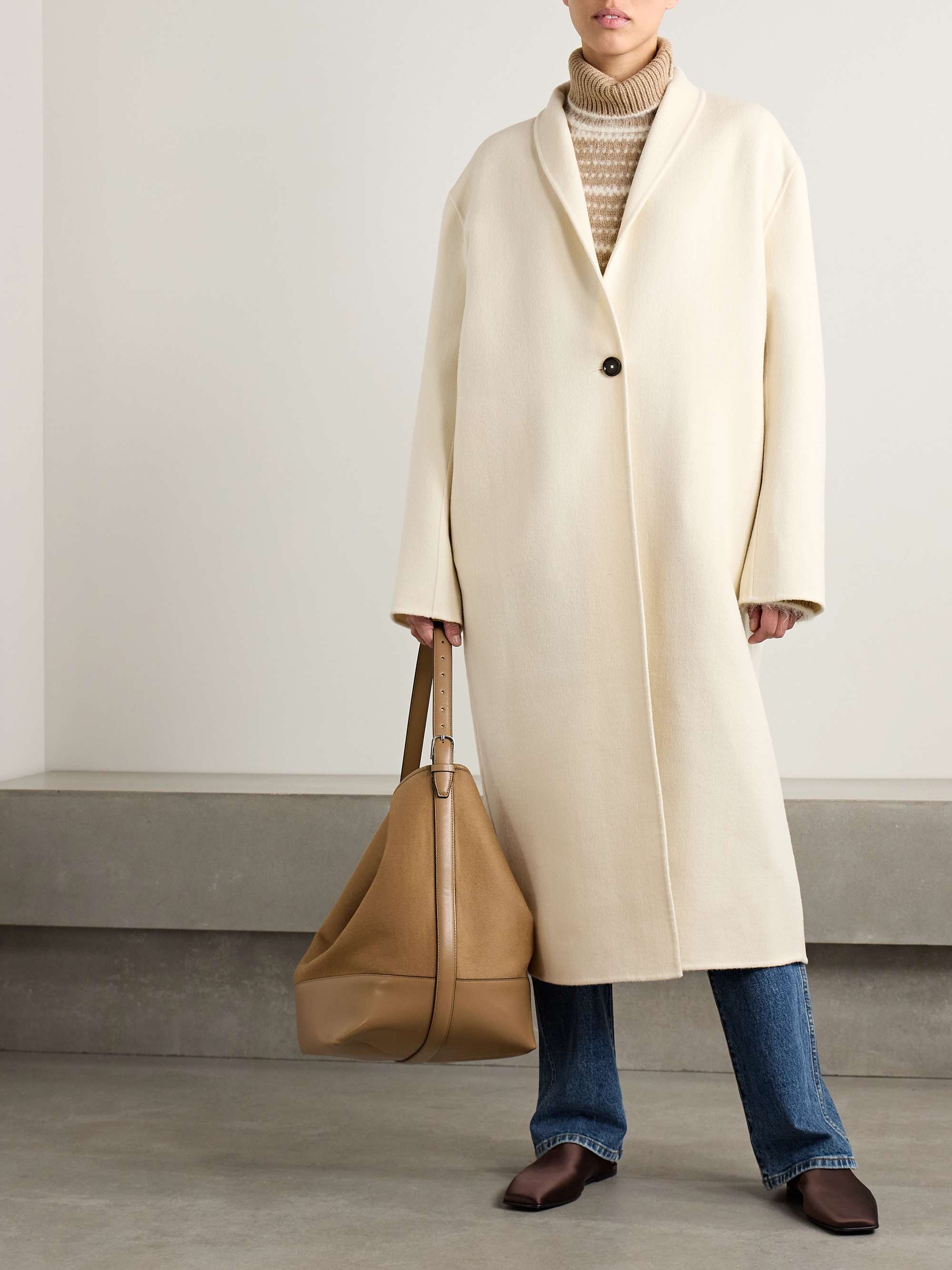 Wool coat view