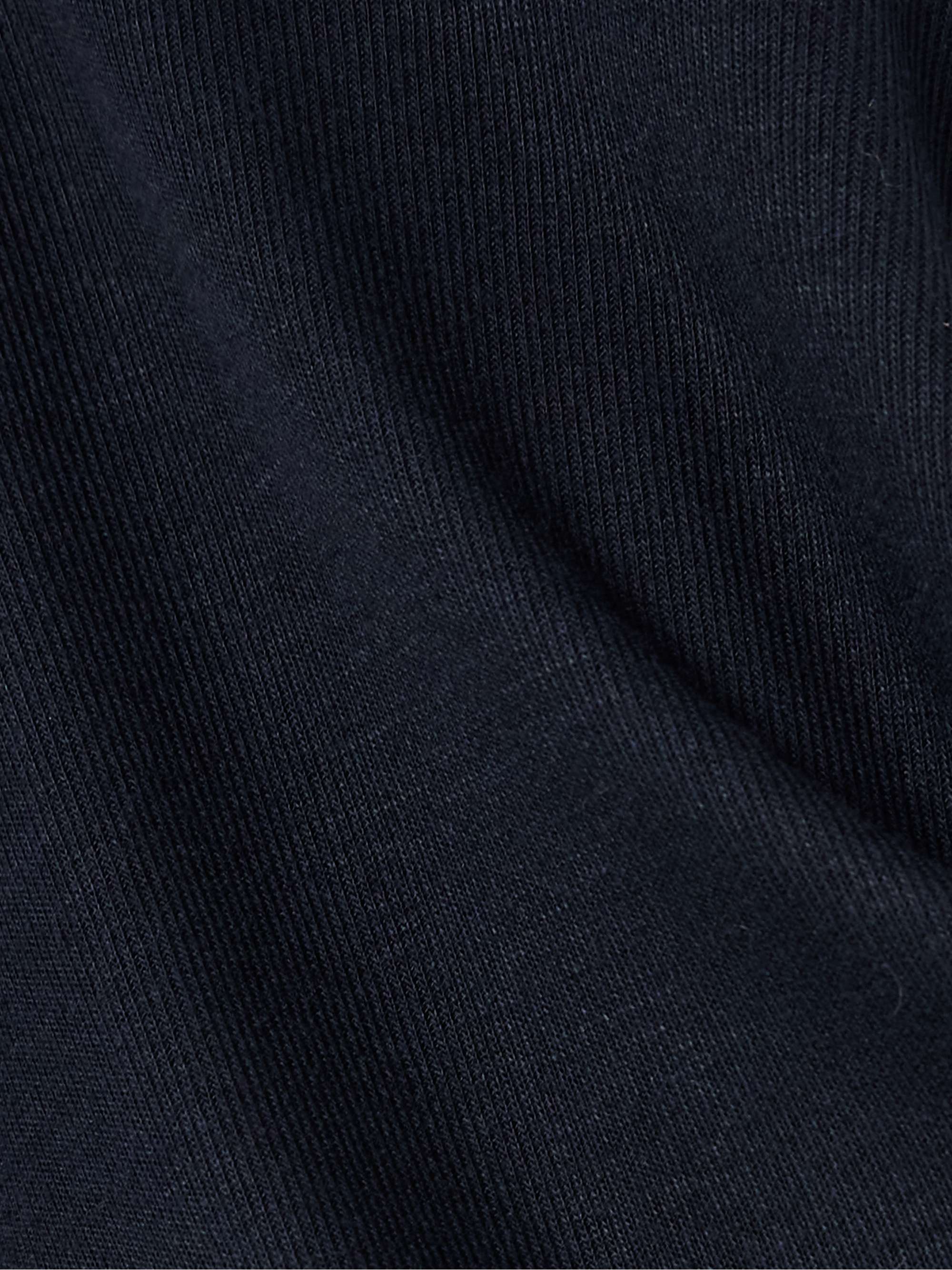 Ribbed jersey turtleneck top view