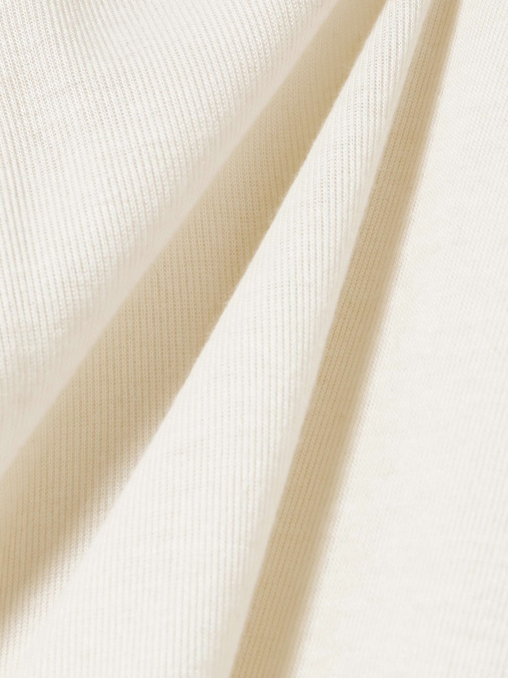 Ribbed-knit T-shirt view