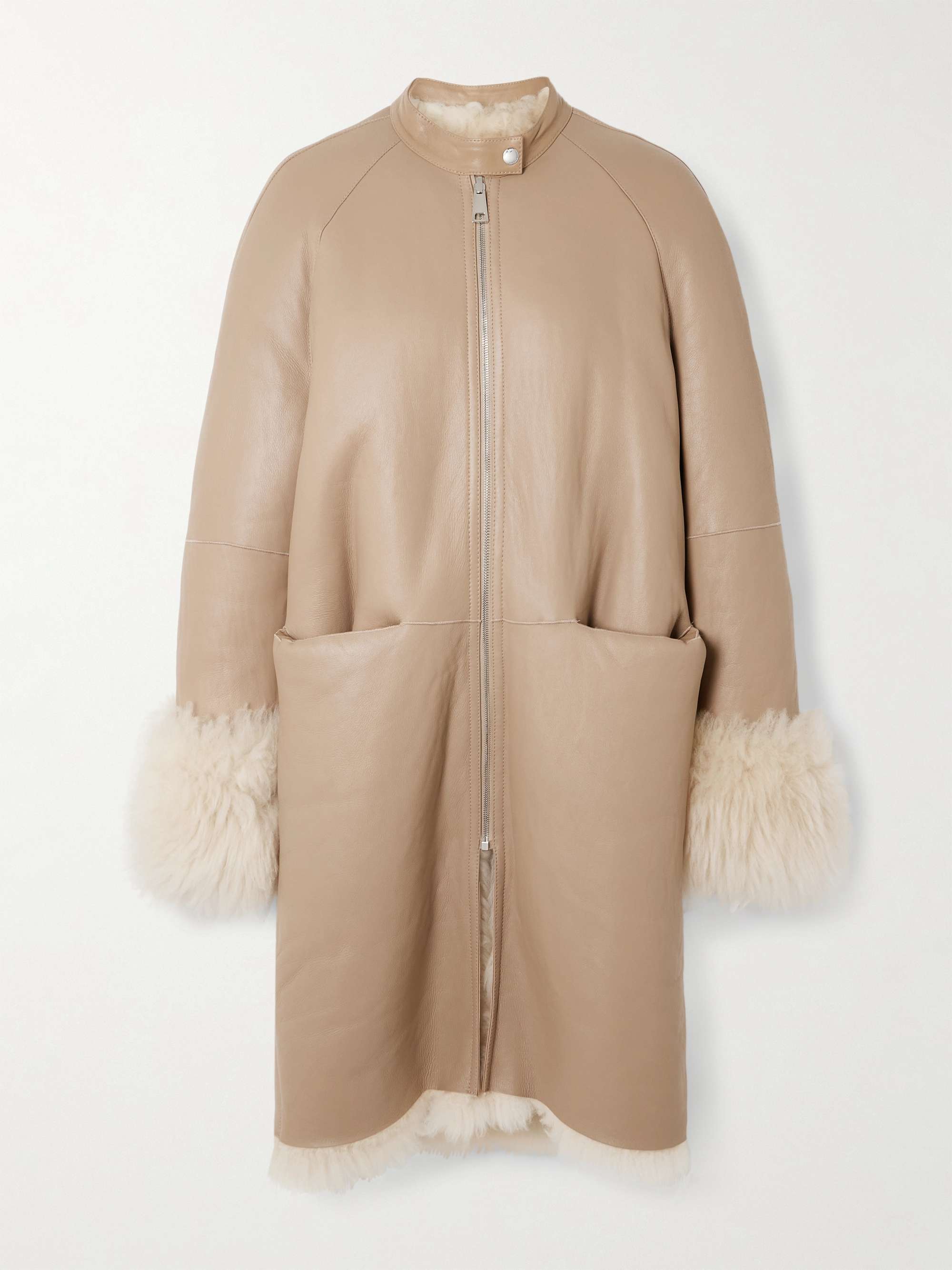 Avalan reversible shearling coat view