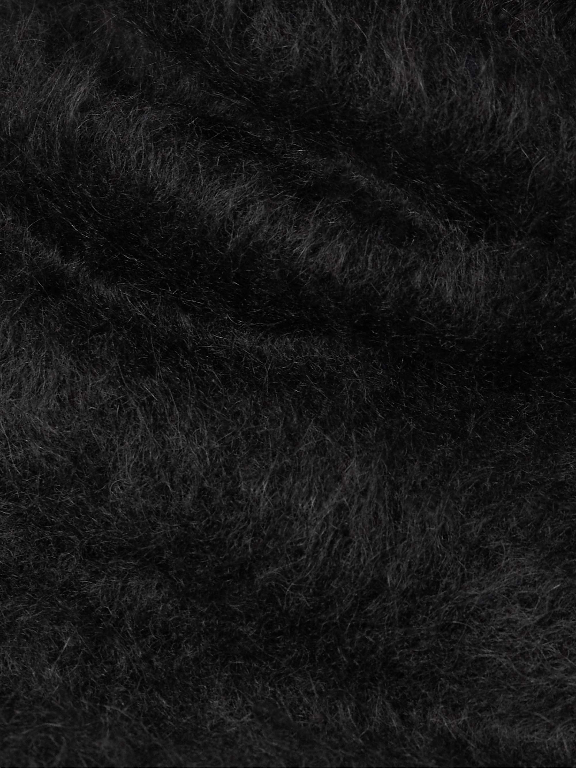 Alpaca-blend turtleneck maxi dress view