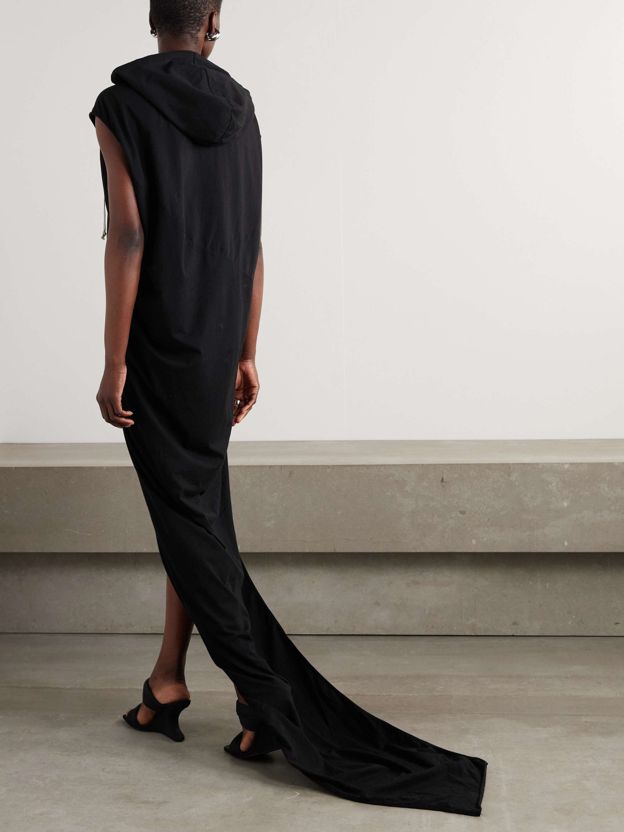 Edfu hooded cotton-jersey maxi dress view