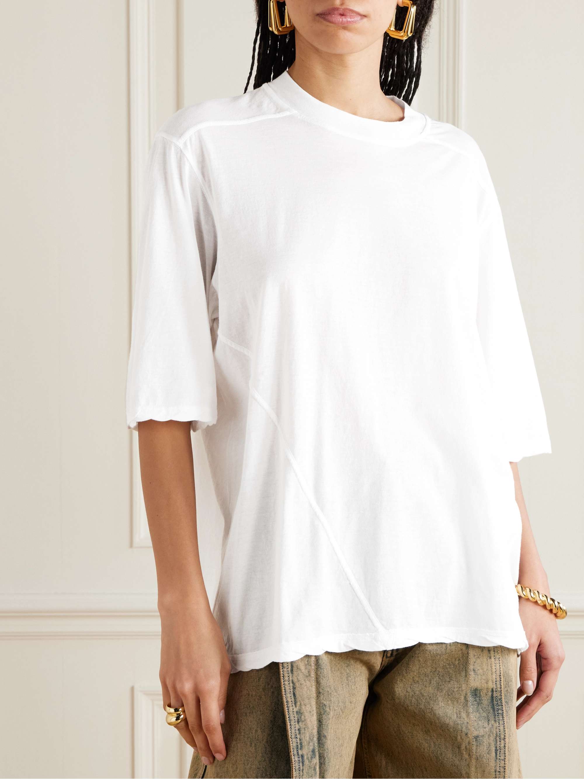 Walrus paneled cotton-jersey T-shirt view