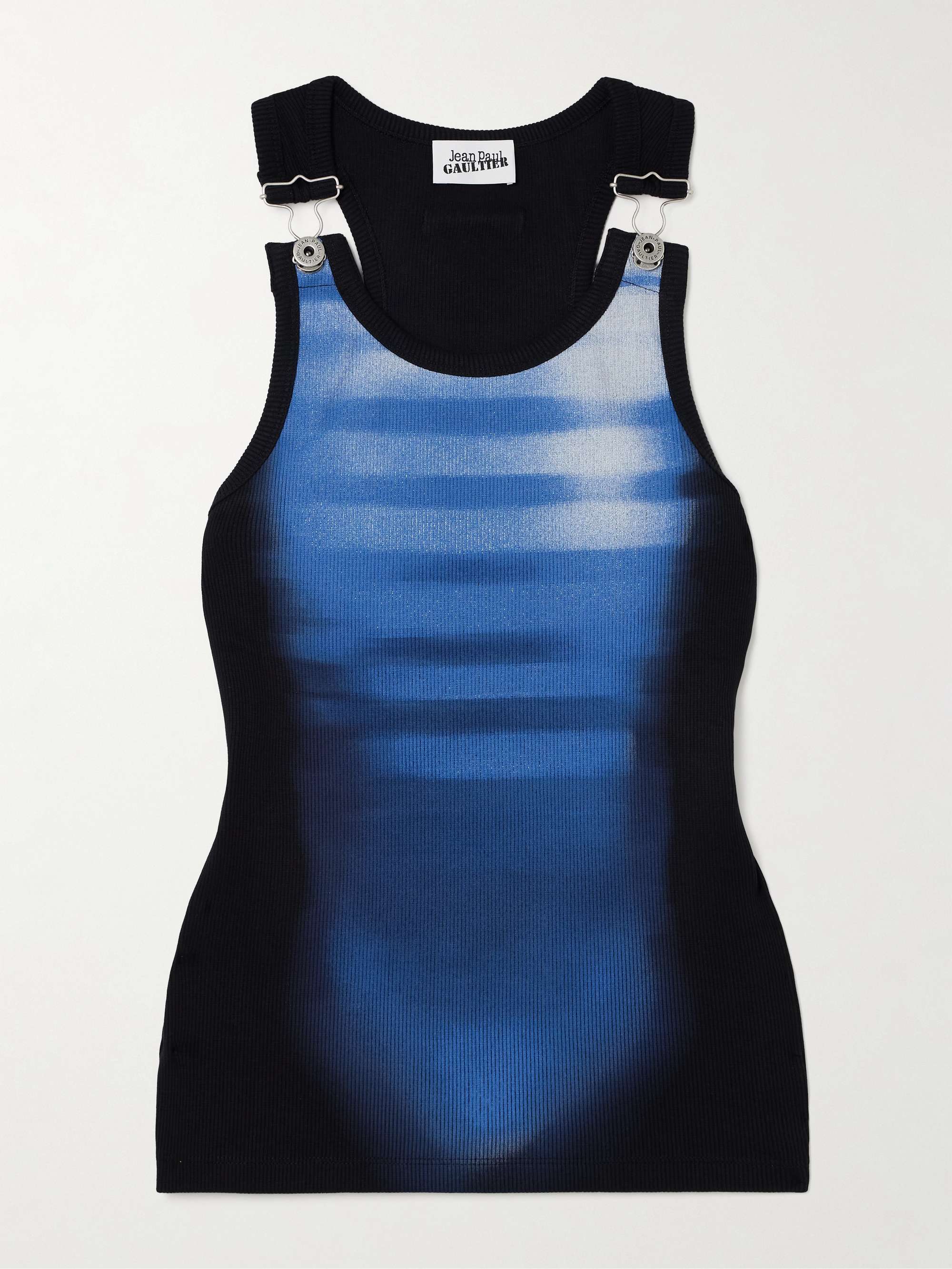 Le Mâle ribbed stretch-cotton jersey tank view