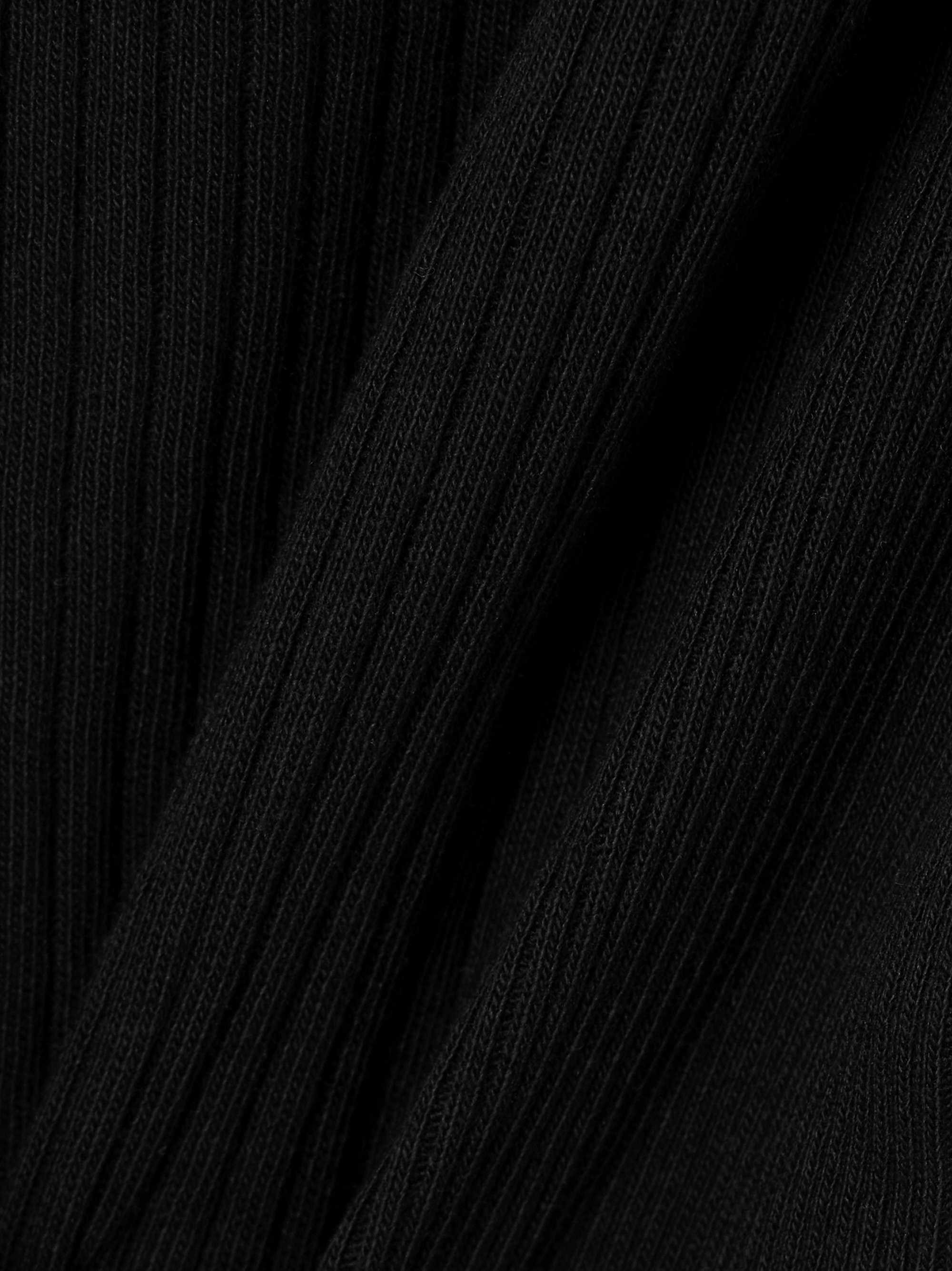 Cropped appliquéd ribbed cotton T-shirt view