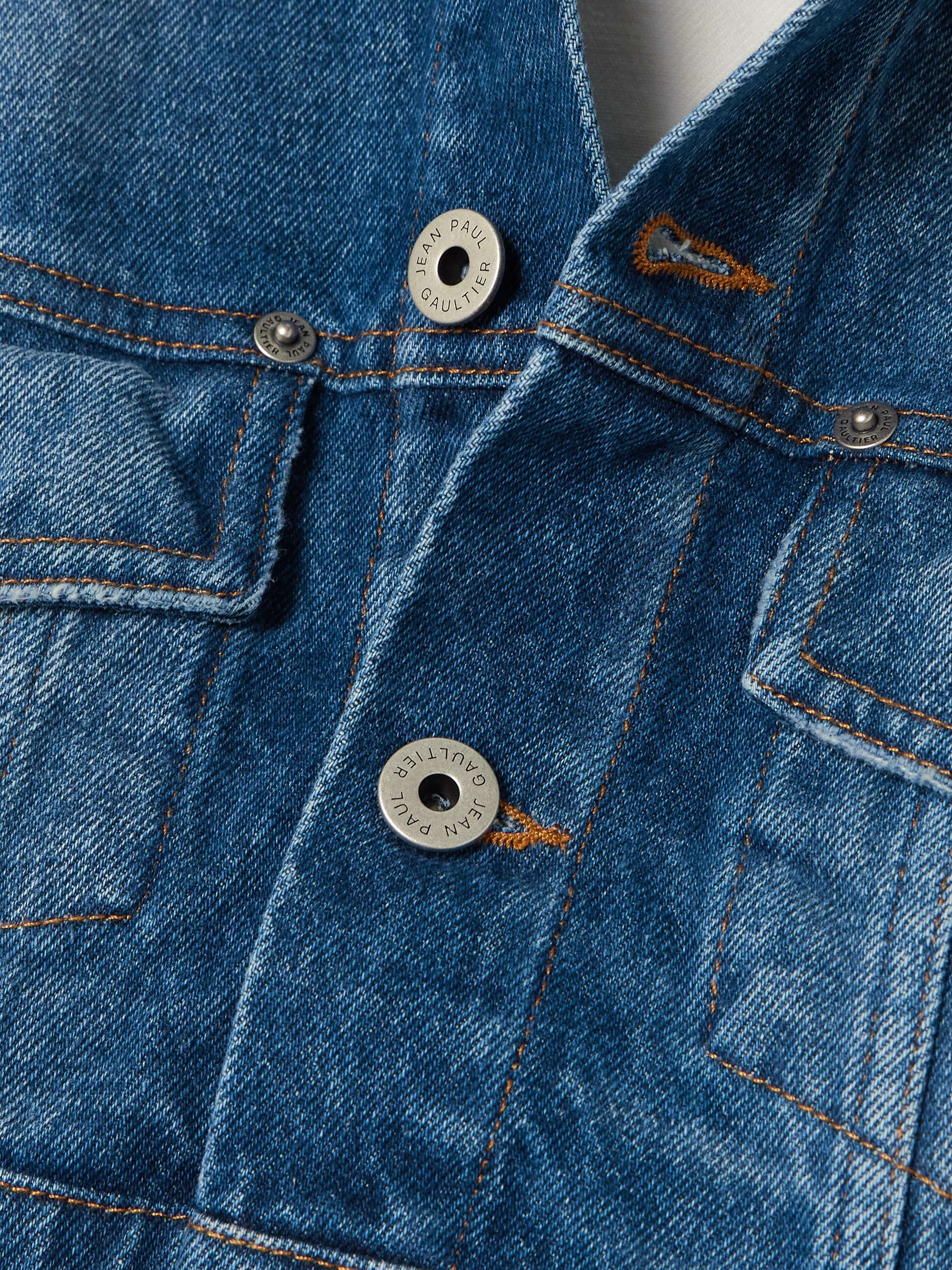 Petit Grand two-tone denim jacket view