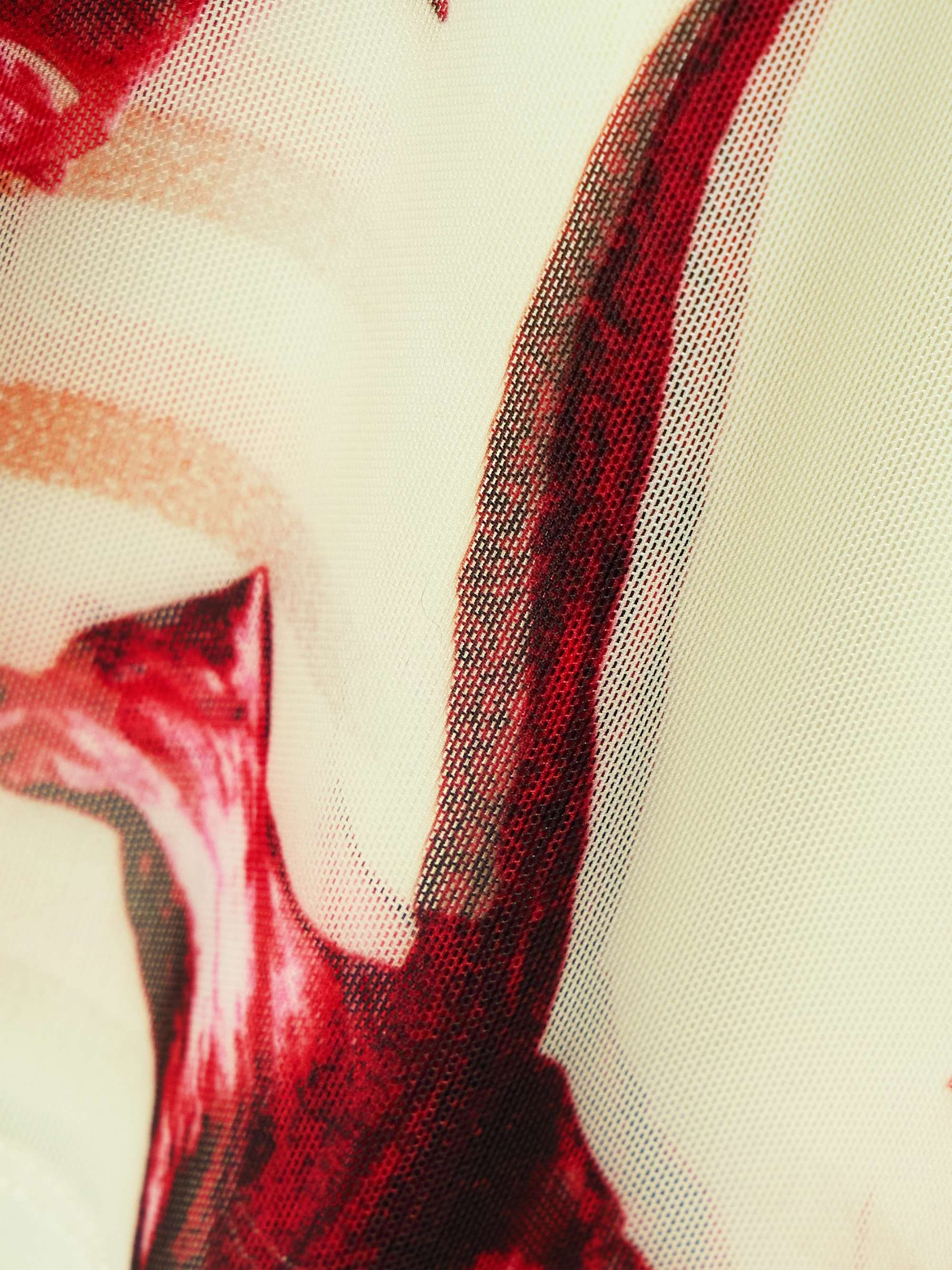 Printed stretch-jersey T-shirt view