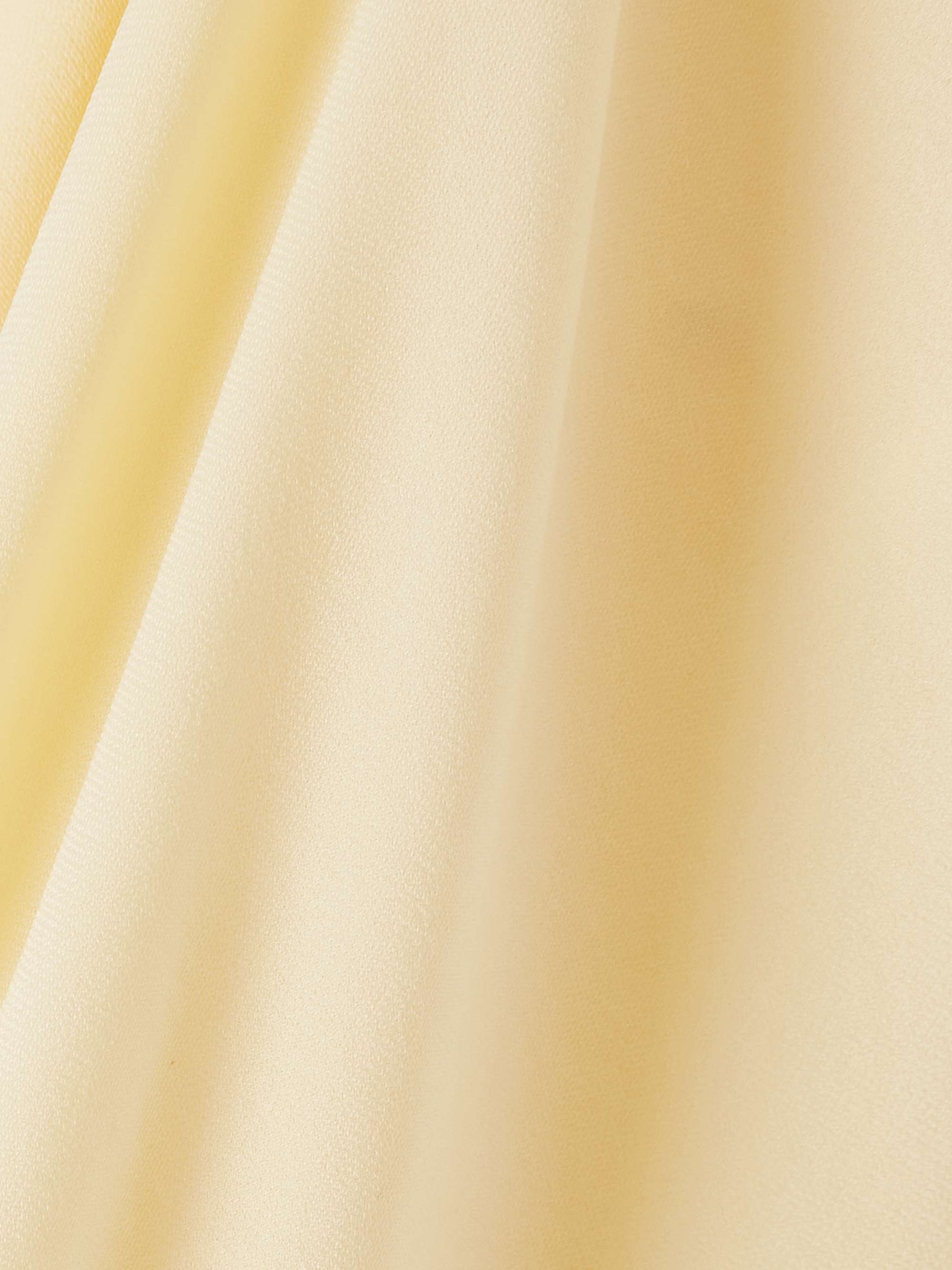 One-shoulder draped wrap-effect stretch-jersey top view
