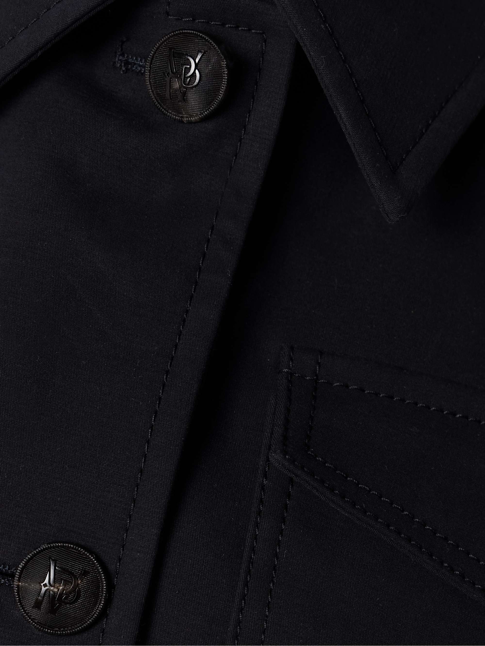 Amelia belted cotton-blend jacket view