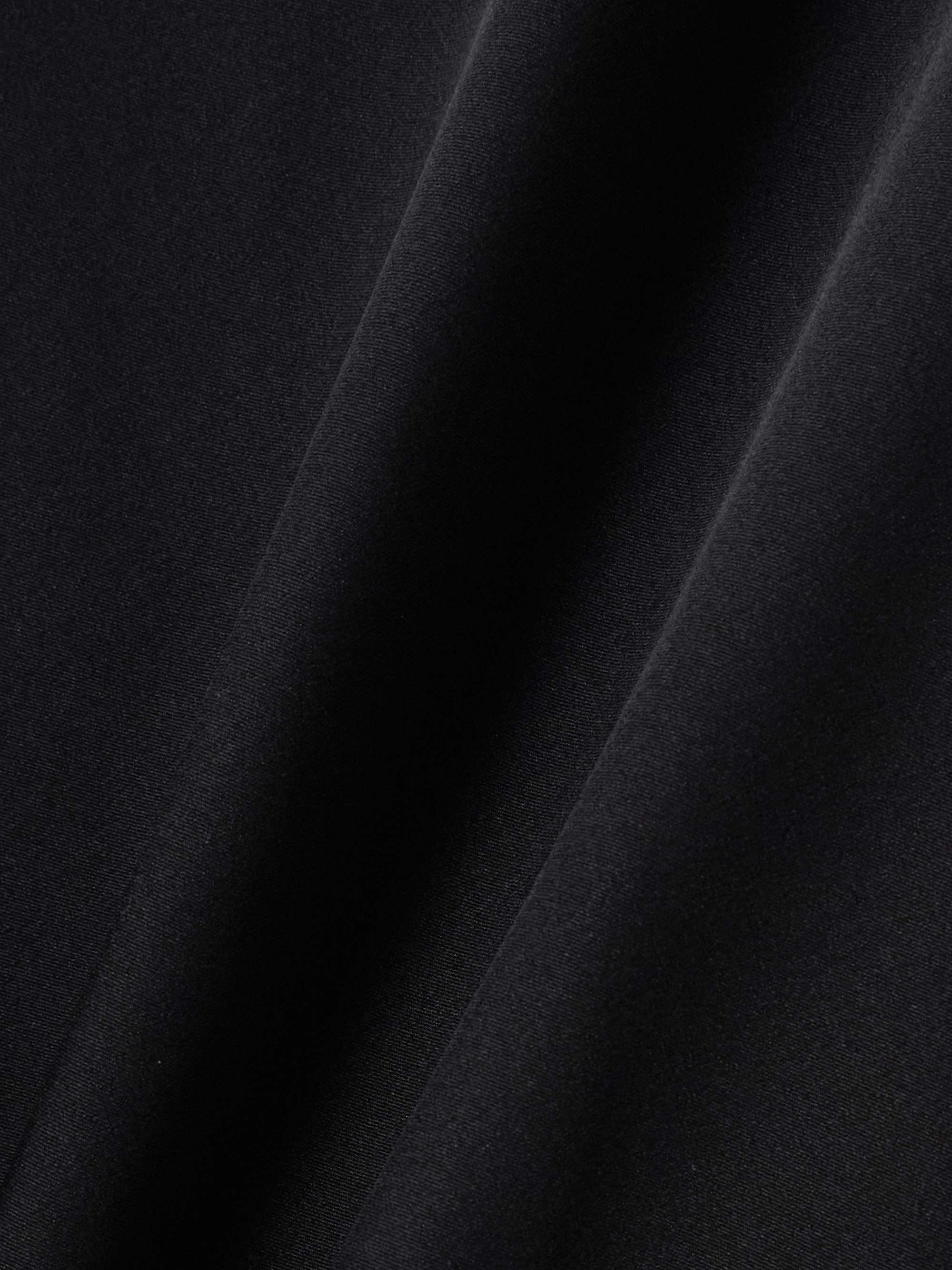 Silk-blend satin midi skirt view