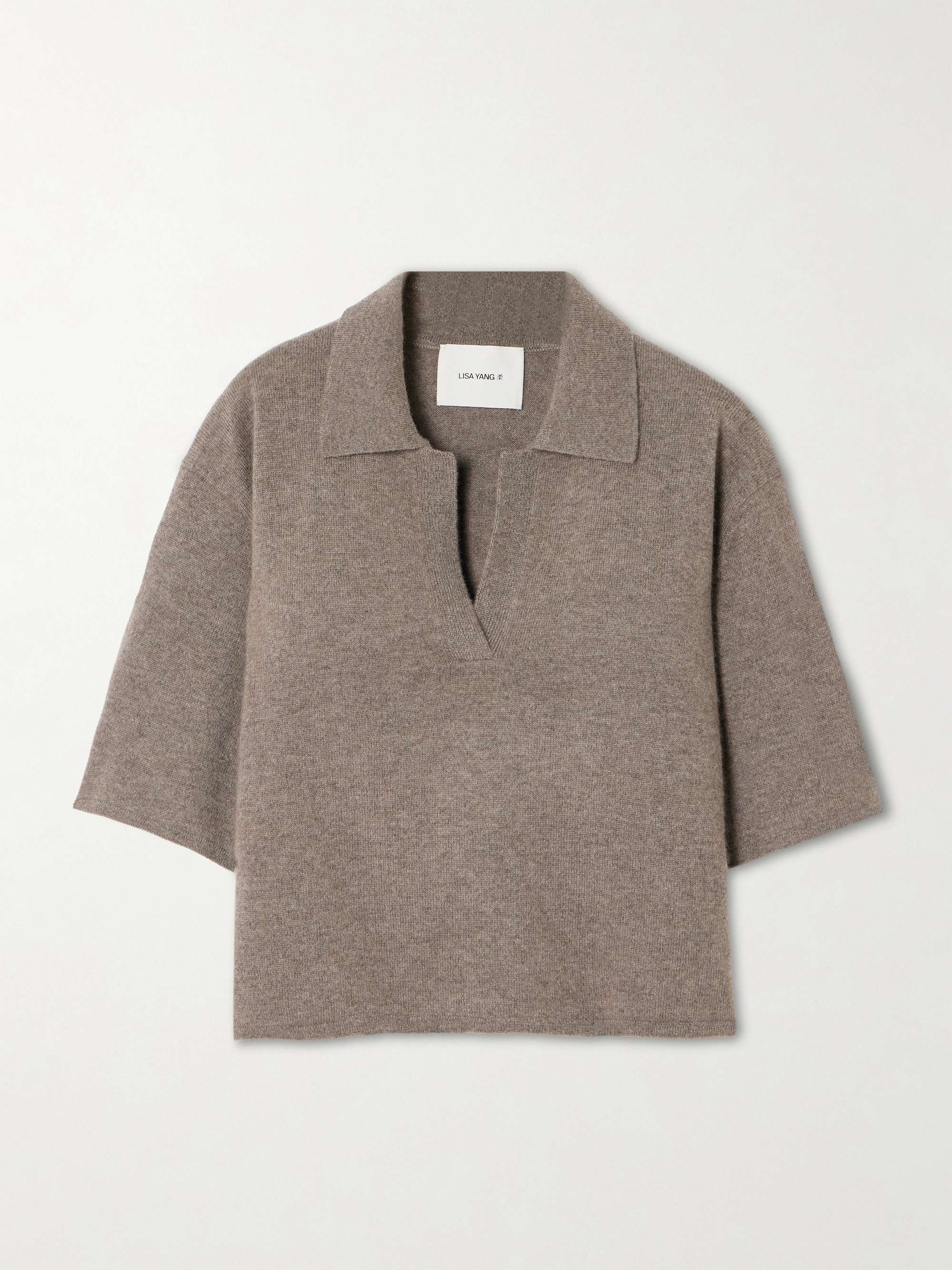 Neela cashmere polo shirt view