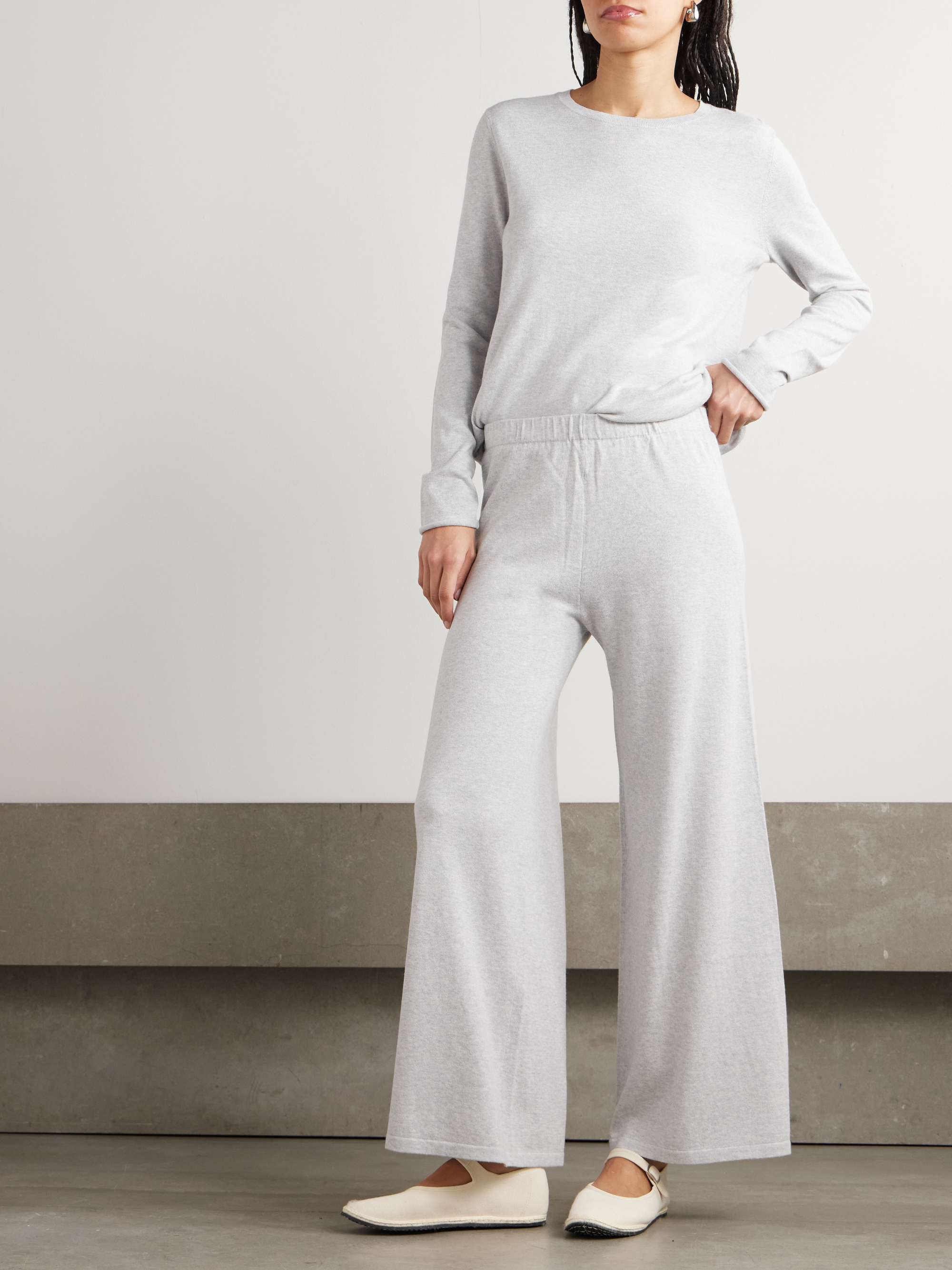 Maurie cotton and cashmere-blend sweater view