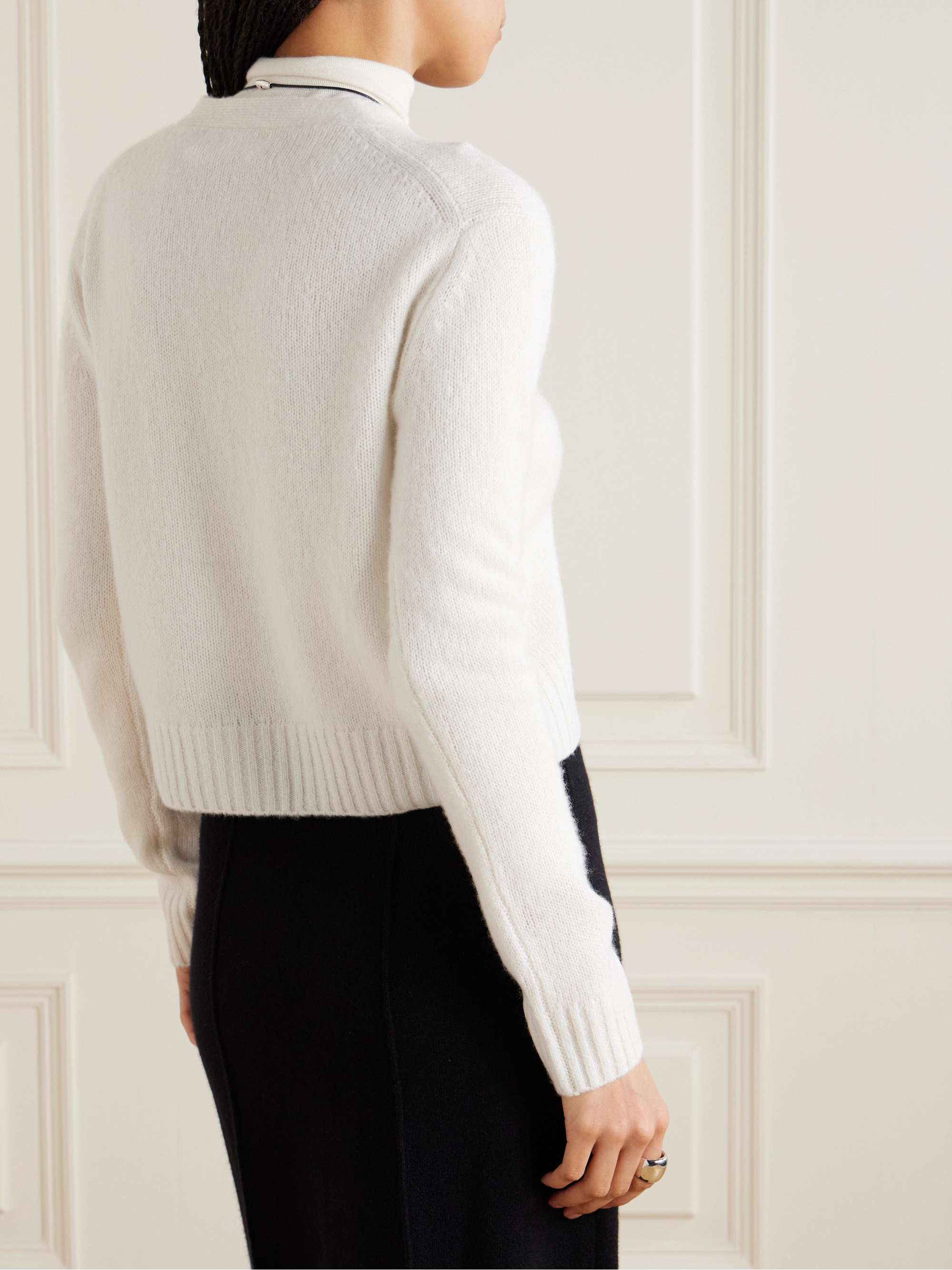 Marionette cashmere and silk-blend cardigan view