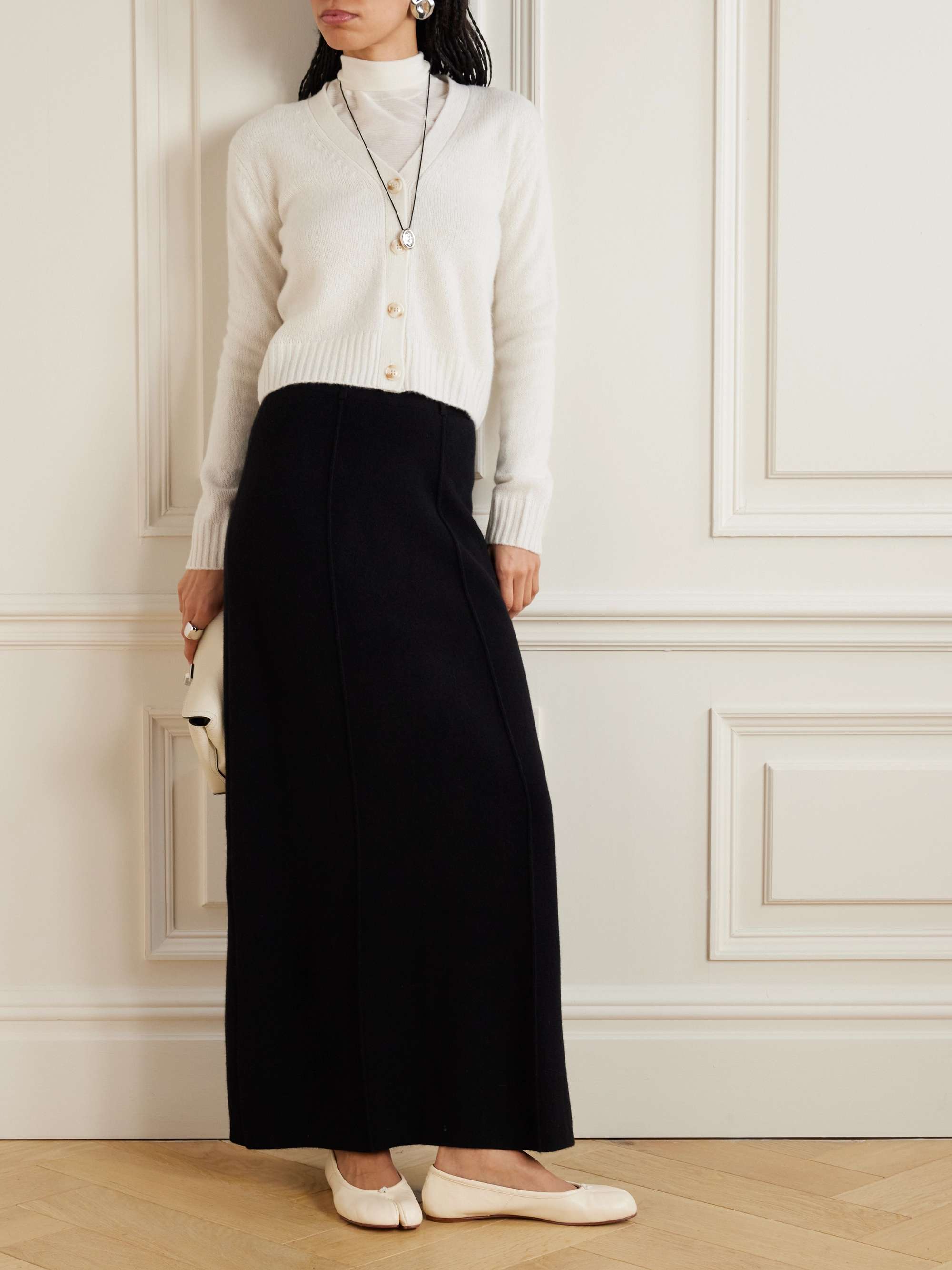 Marionette cashmere and silk-blend cardigan view