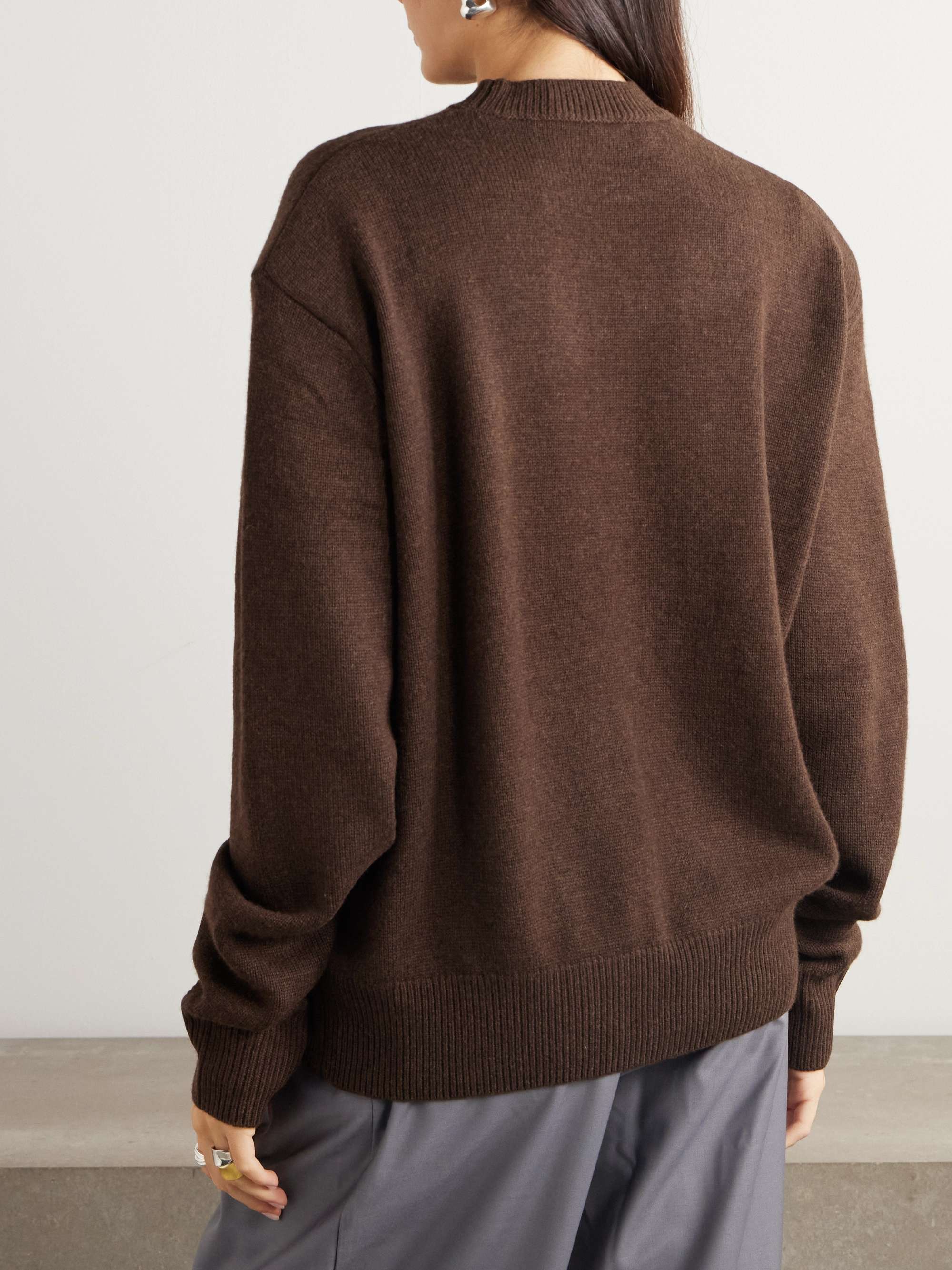 Rafaela oversized merino wool and cashmere-blend sweater view