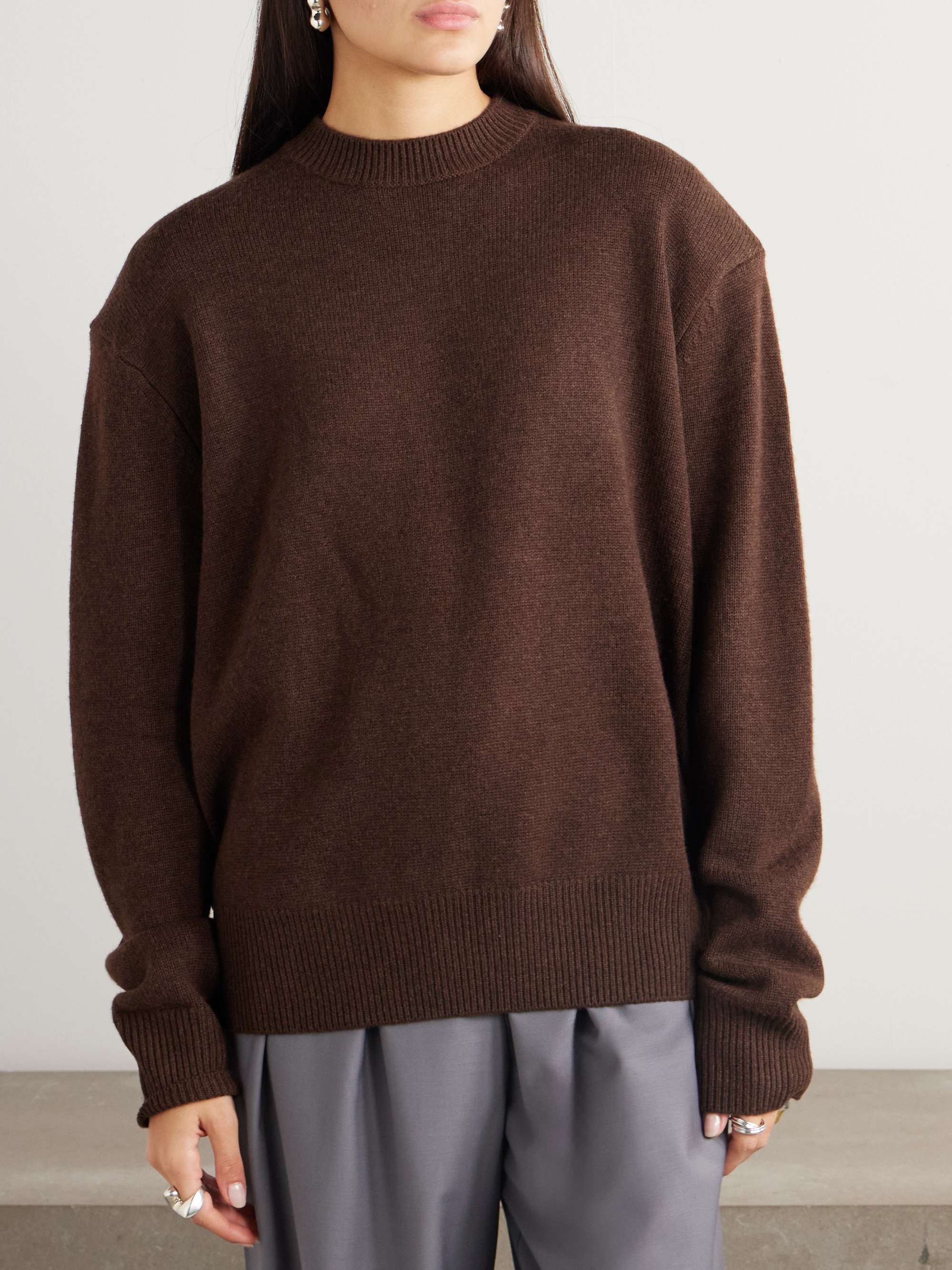 Rafaela oversized merino wool and cashmere-blend sweater view