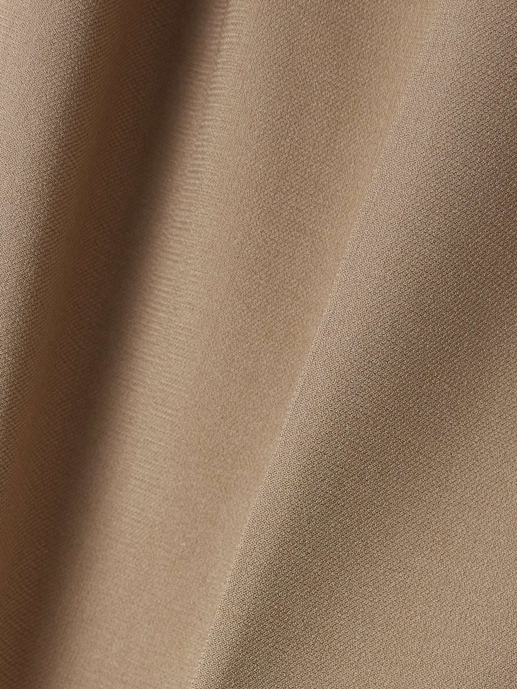 Bea pleated crepe tapered-leg pants view