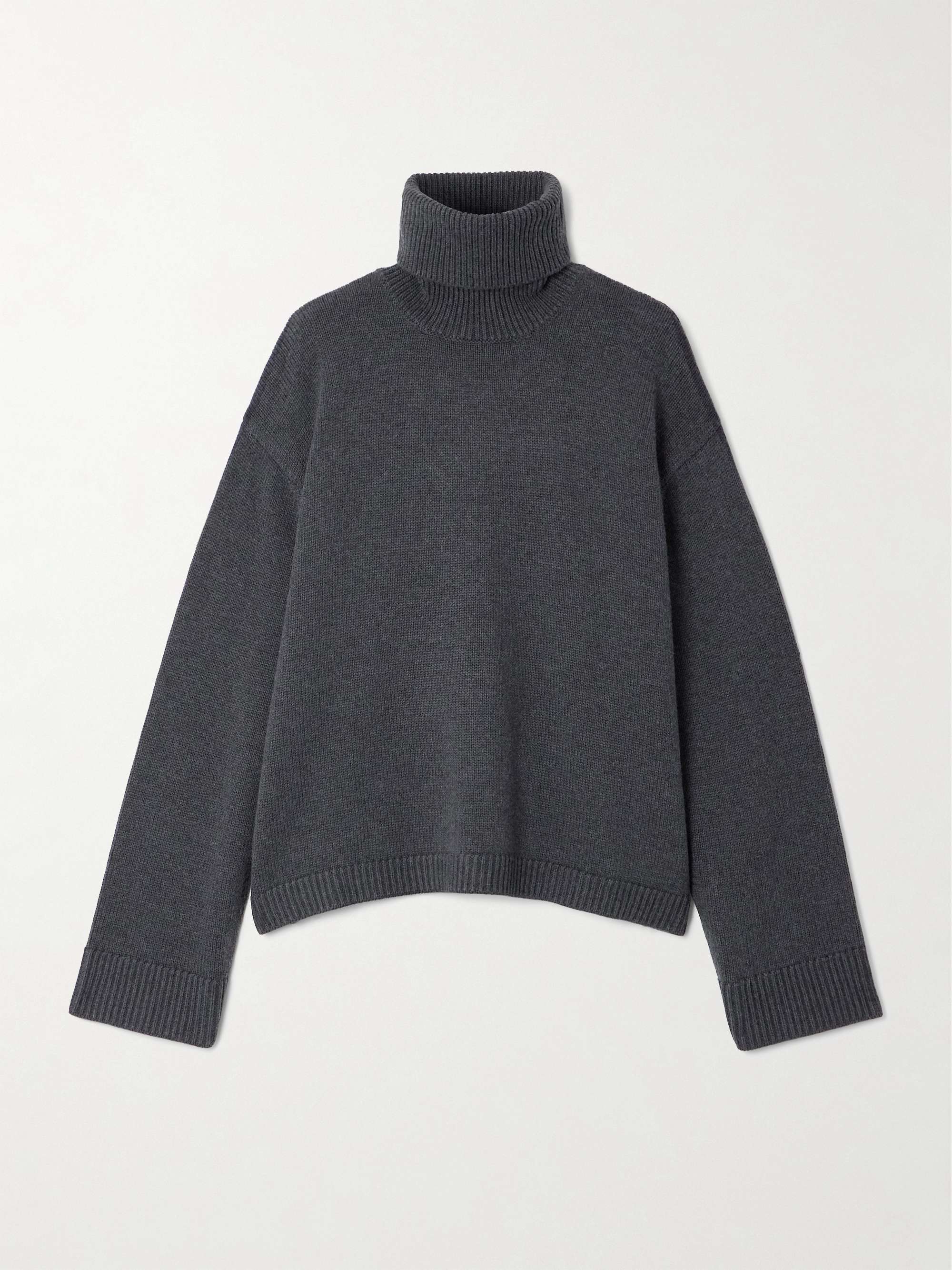 Rhea wool and cotton-blend turtleneck sweater view