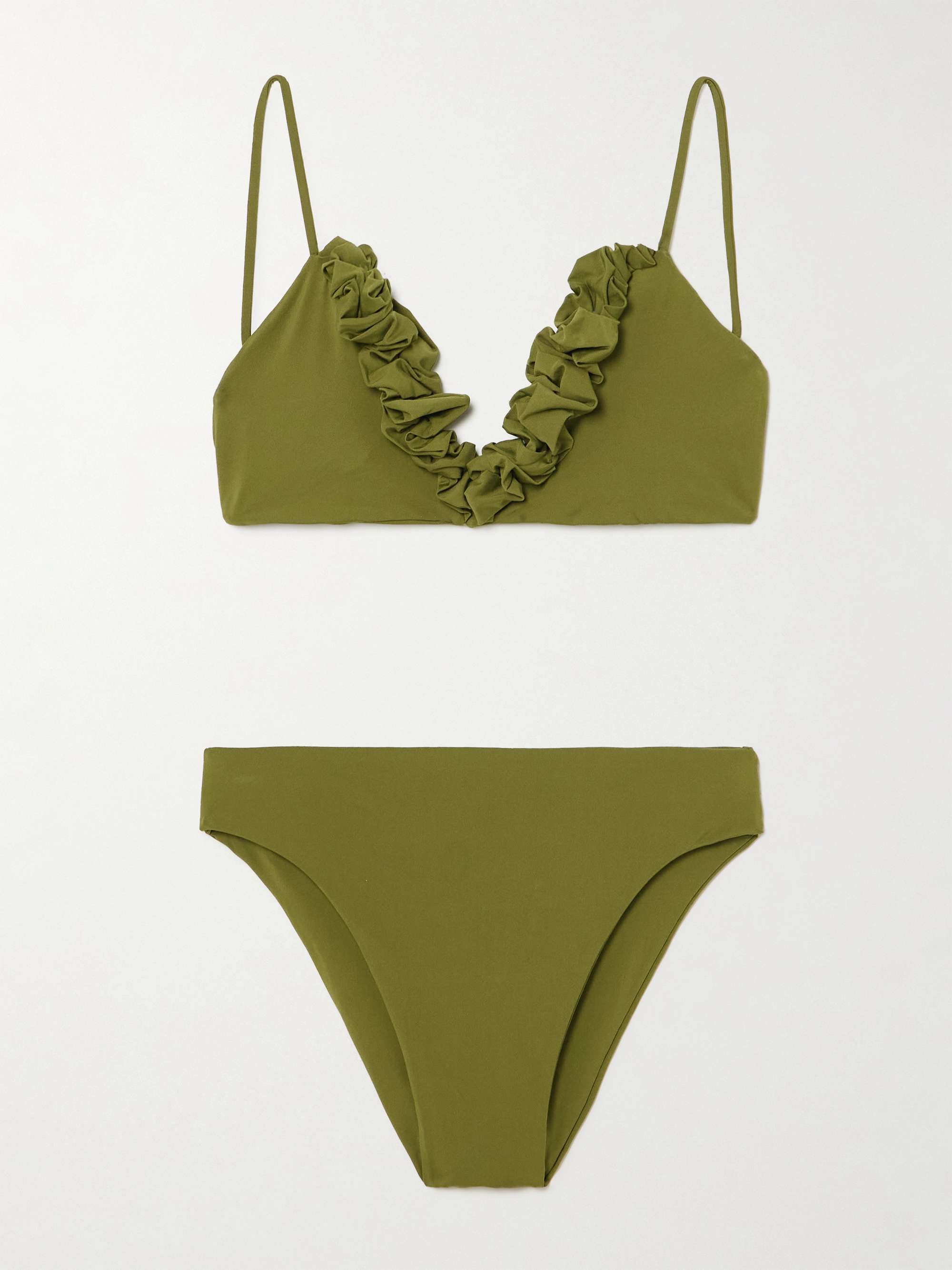 Krassi ruffled bikini view
