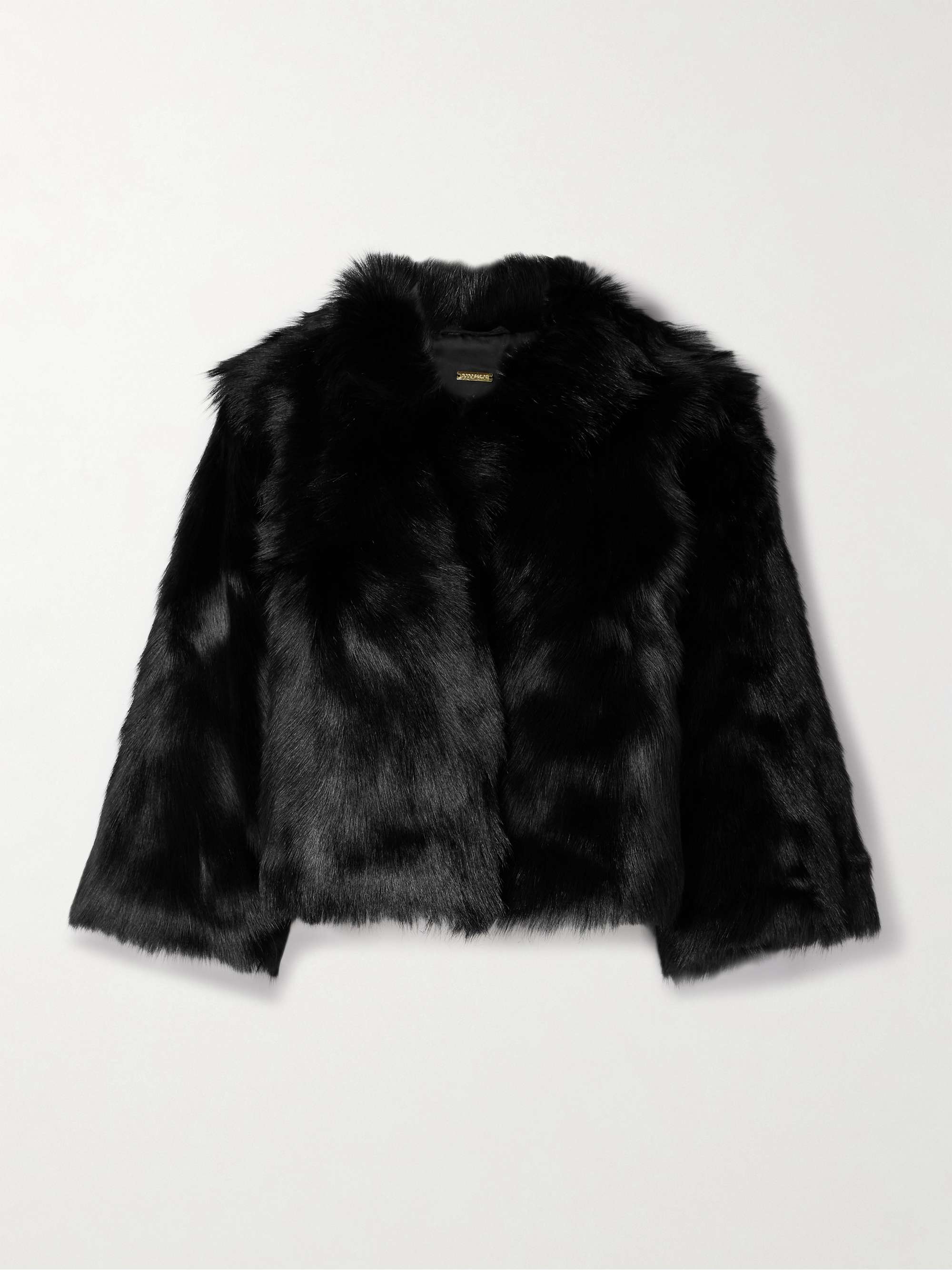 LH cropped shearling jacket view
