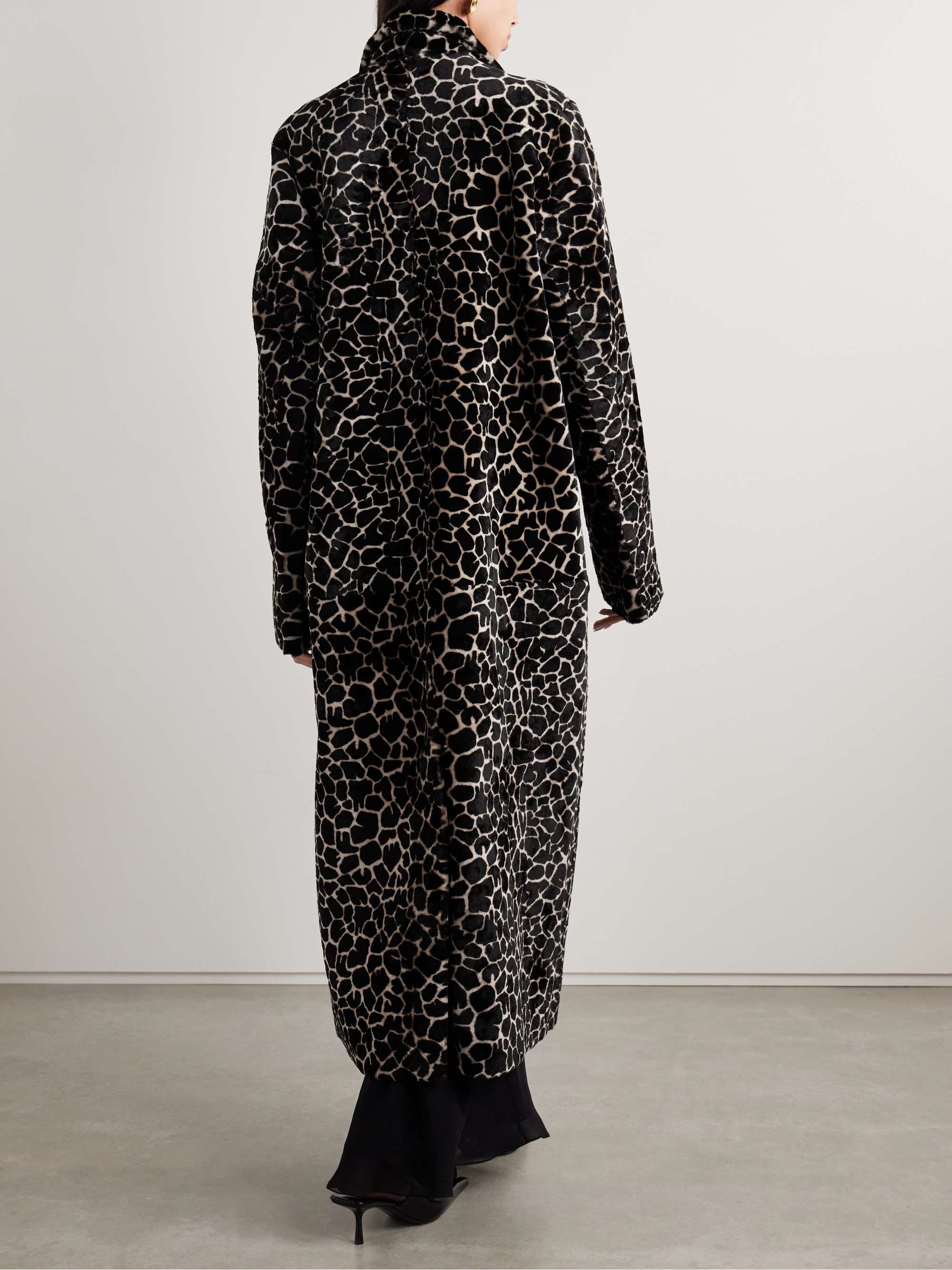 MLP leopard-print shearling coat view