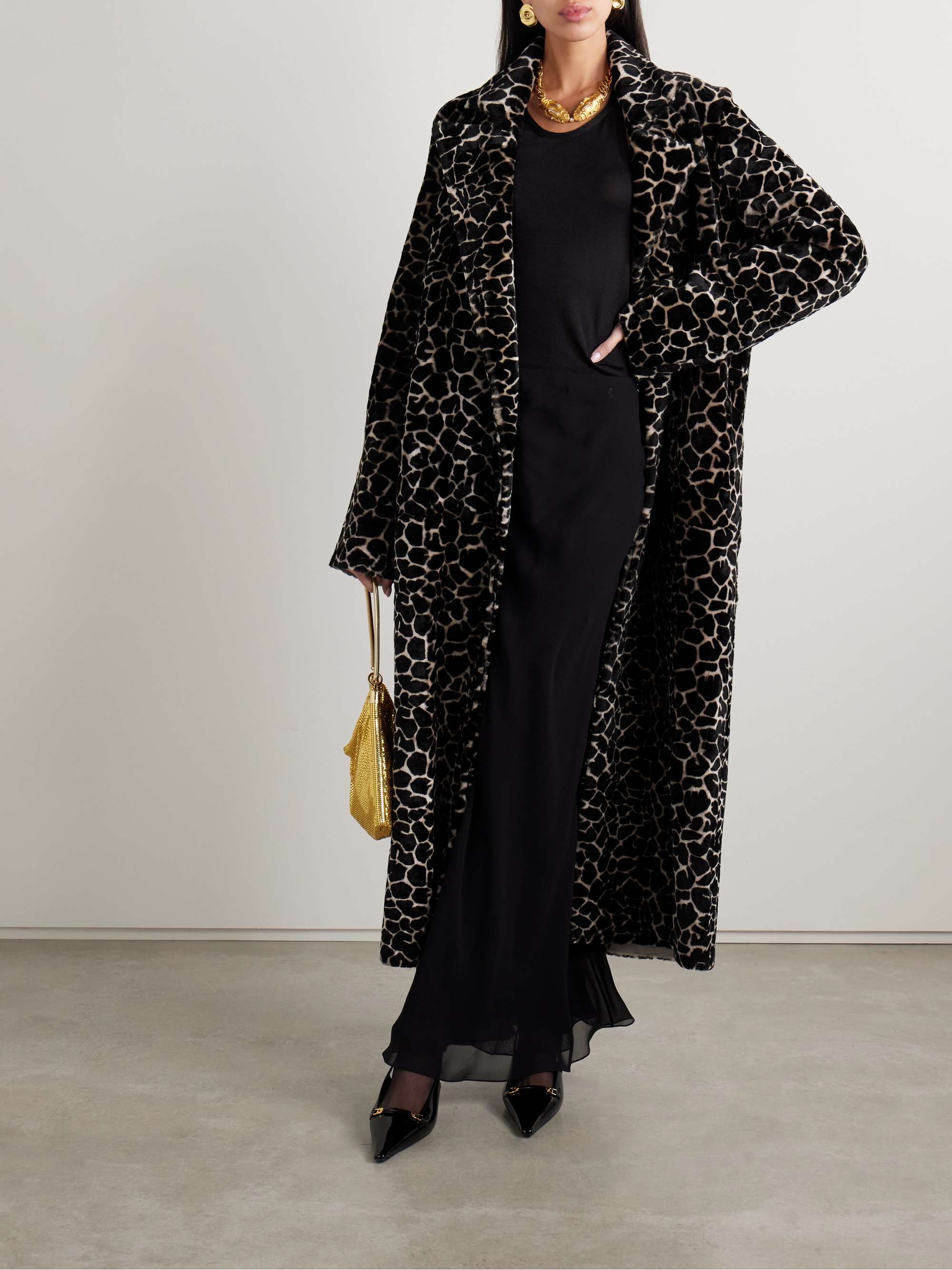 MLP leopard-print shearling coat view