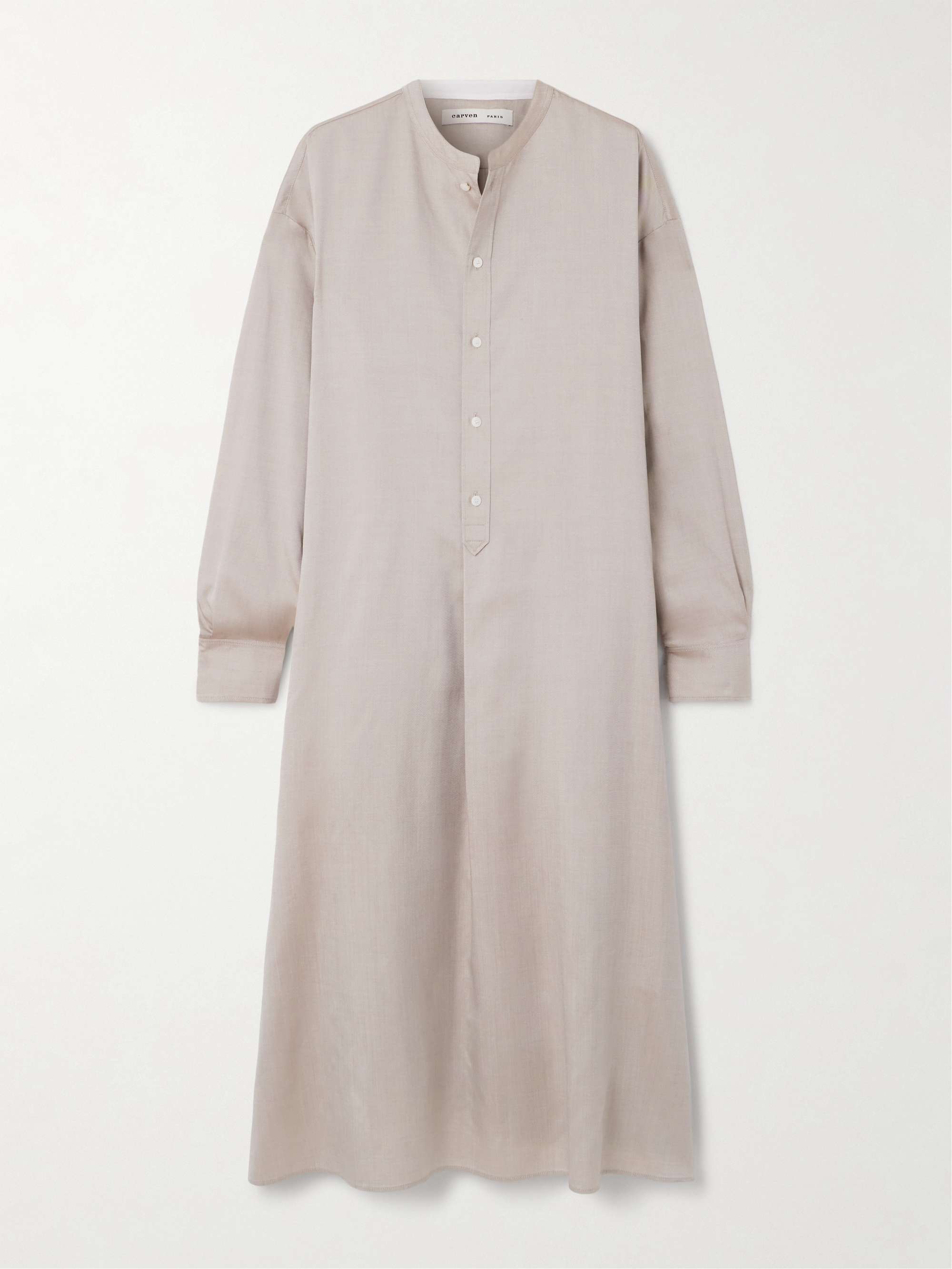 Silk midi dress view
