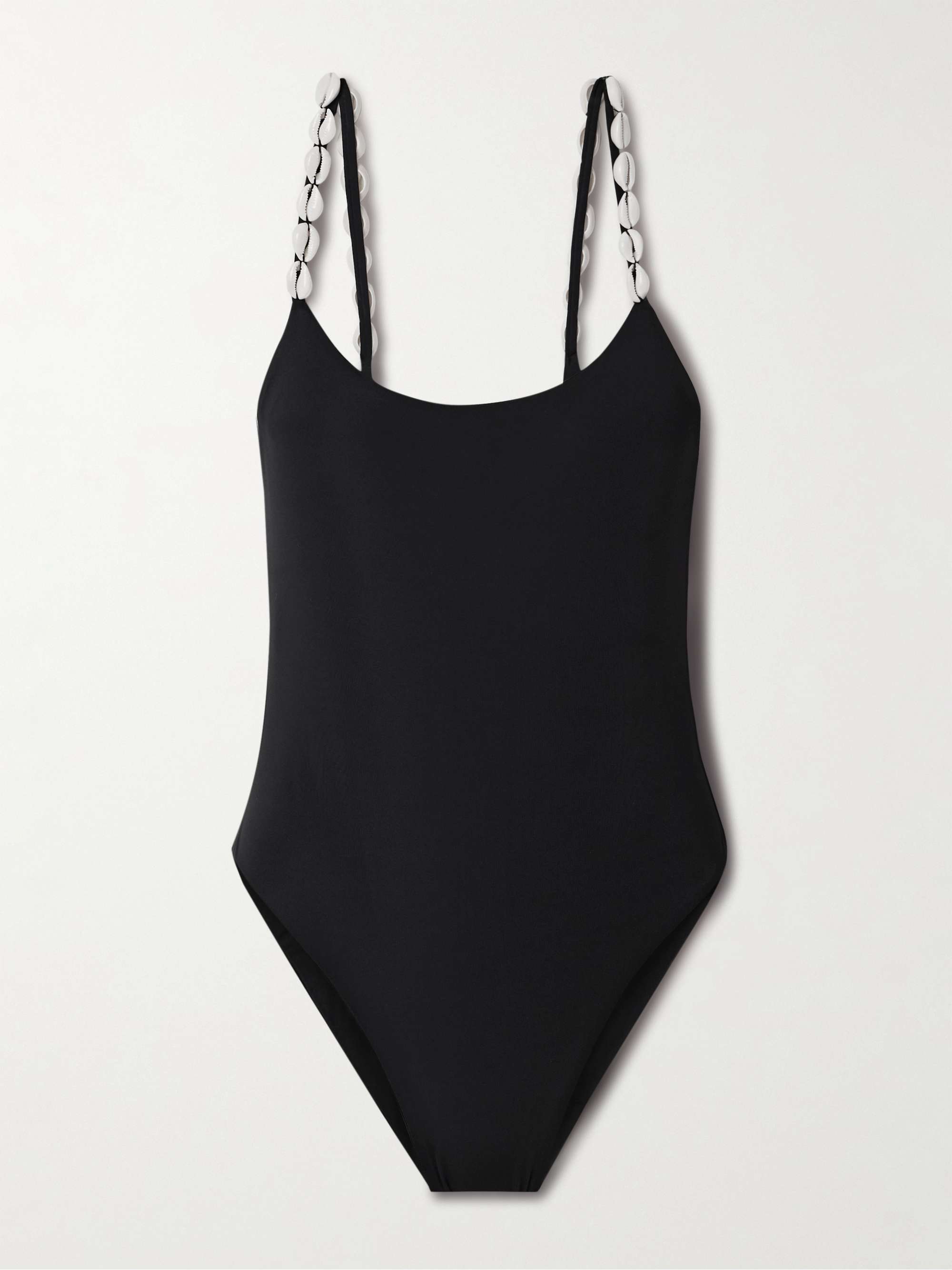 Ocean embellished stretch-ECONYL® swimsuit view