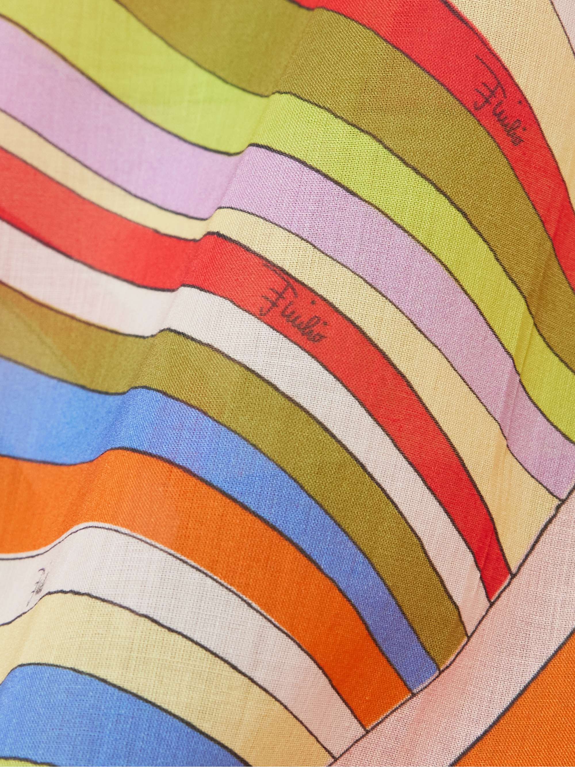 Printed cotton-voile pareo view