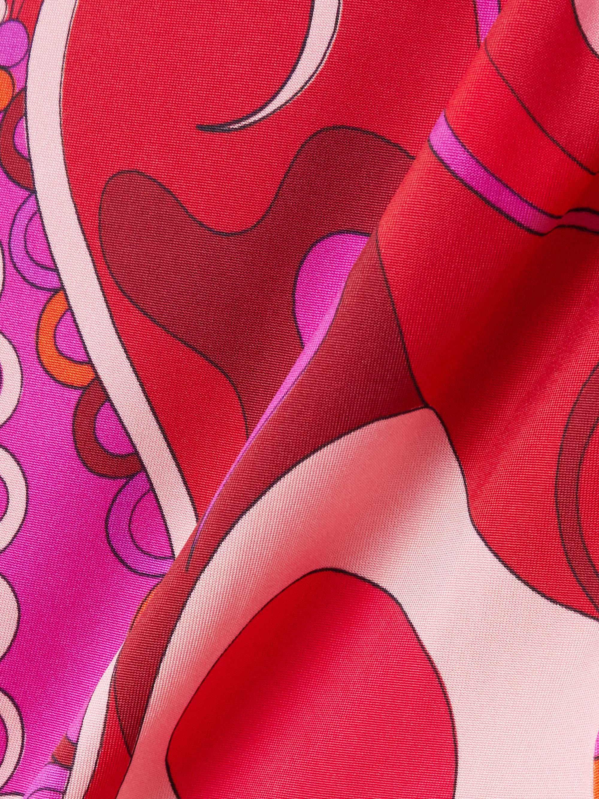 Printed satin-jersey shirt view