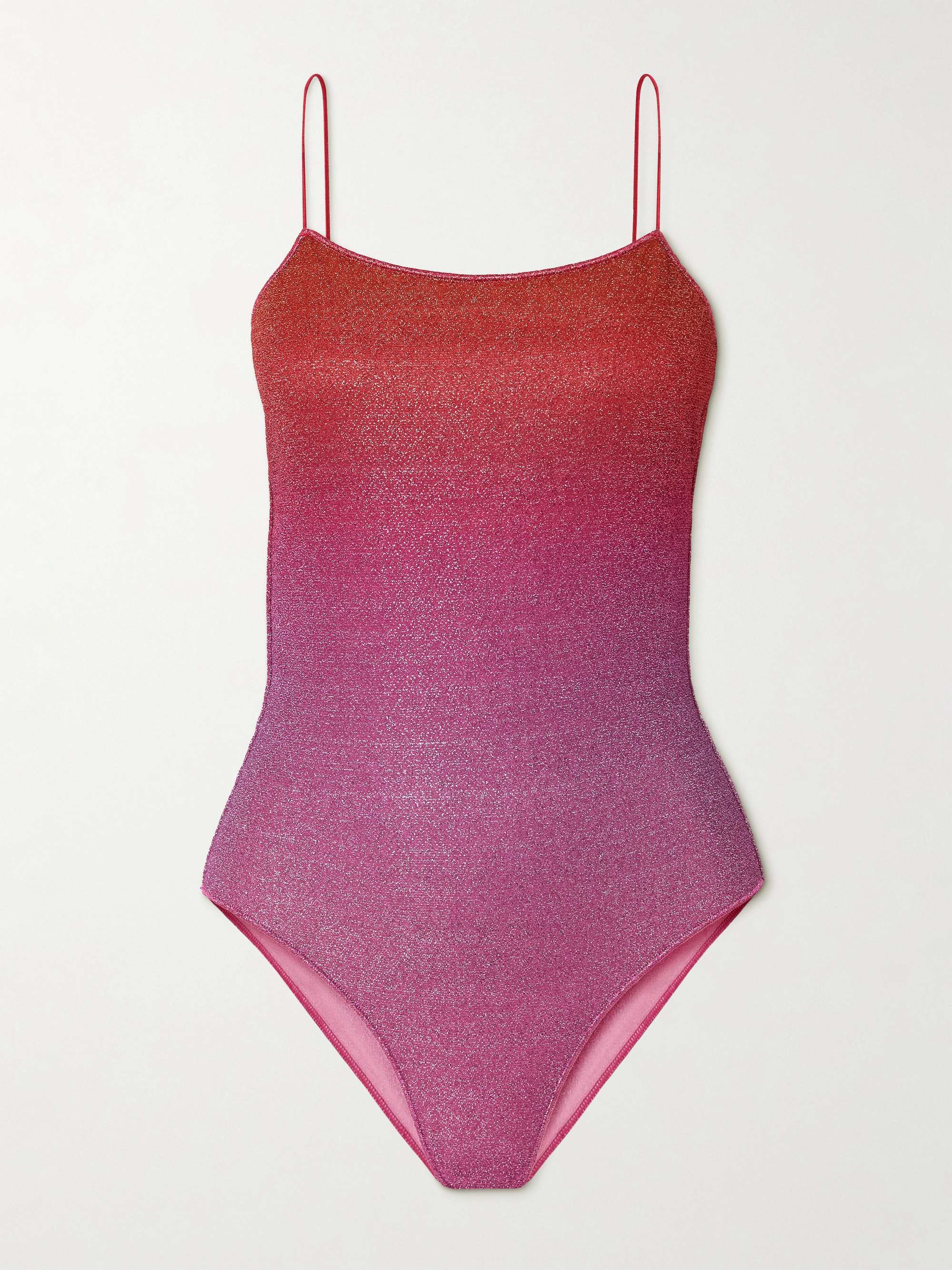 Lumière metallic swimsuit view