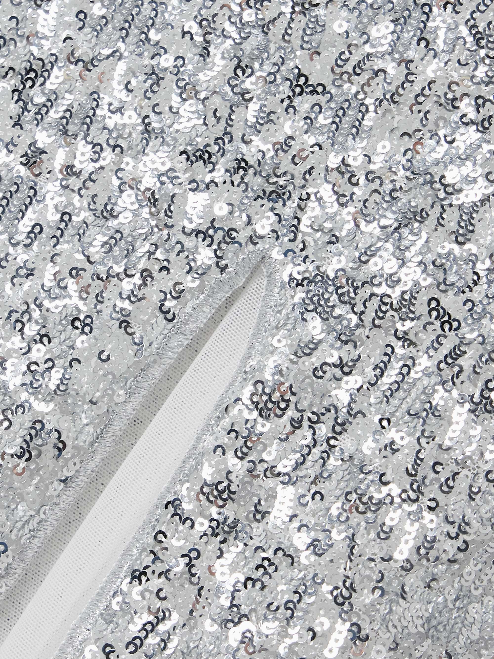 Sequin-embellished stretch-mesh maxi dress view