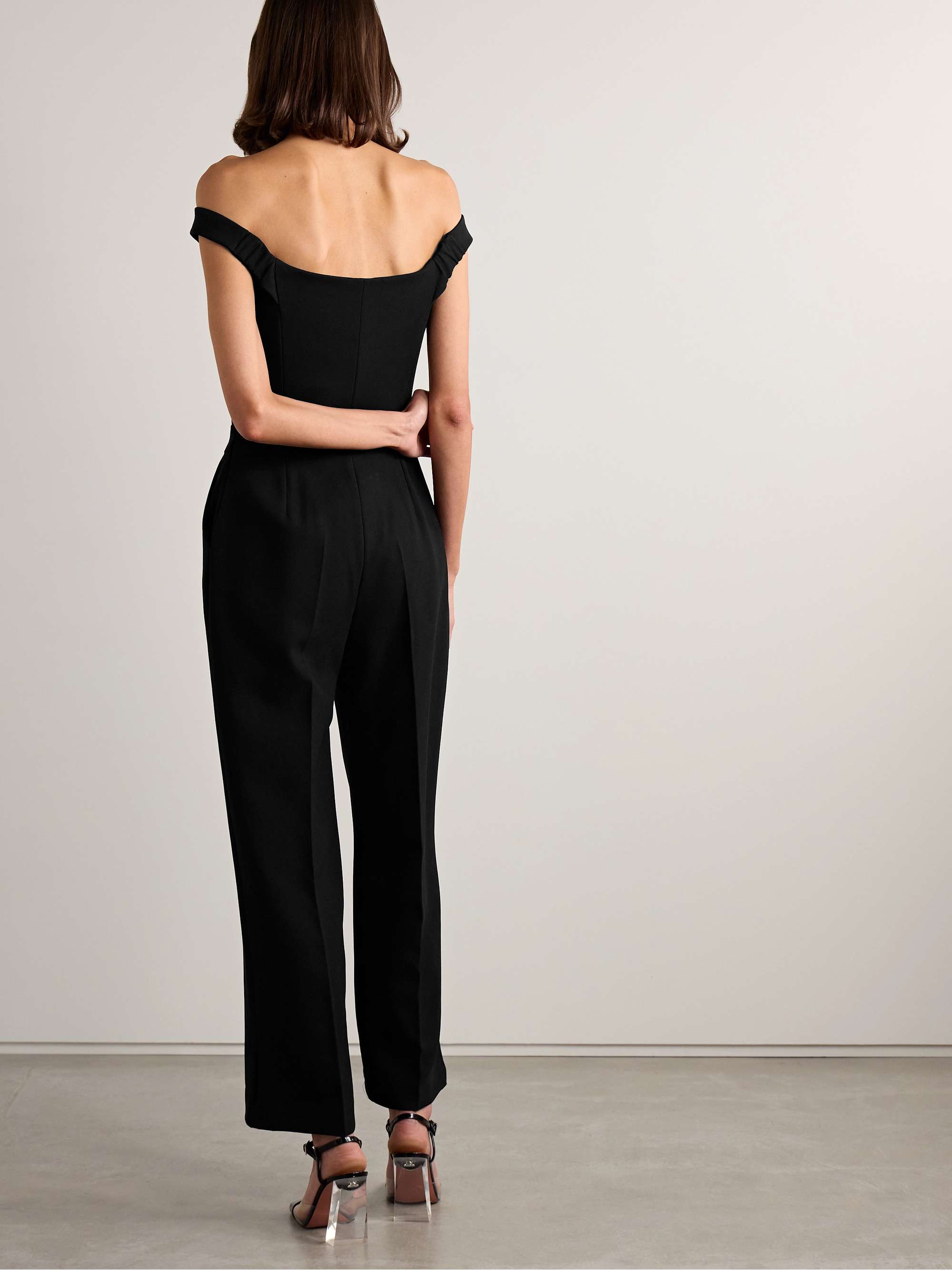 Rhodes paneled crepe jumpsuit view