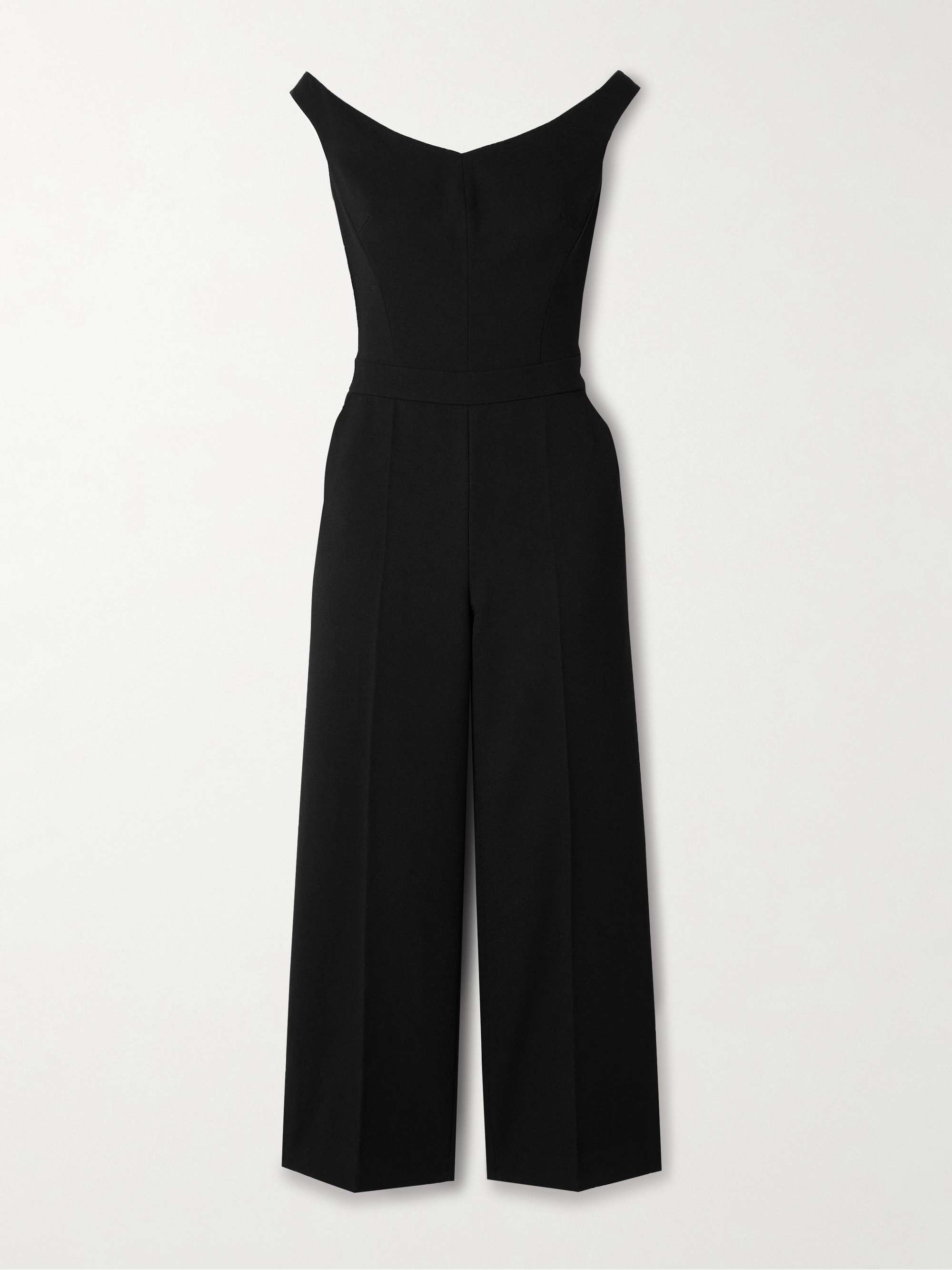 Rhodes paneled crepe jumpsuit view