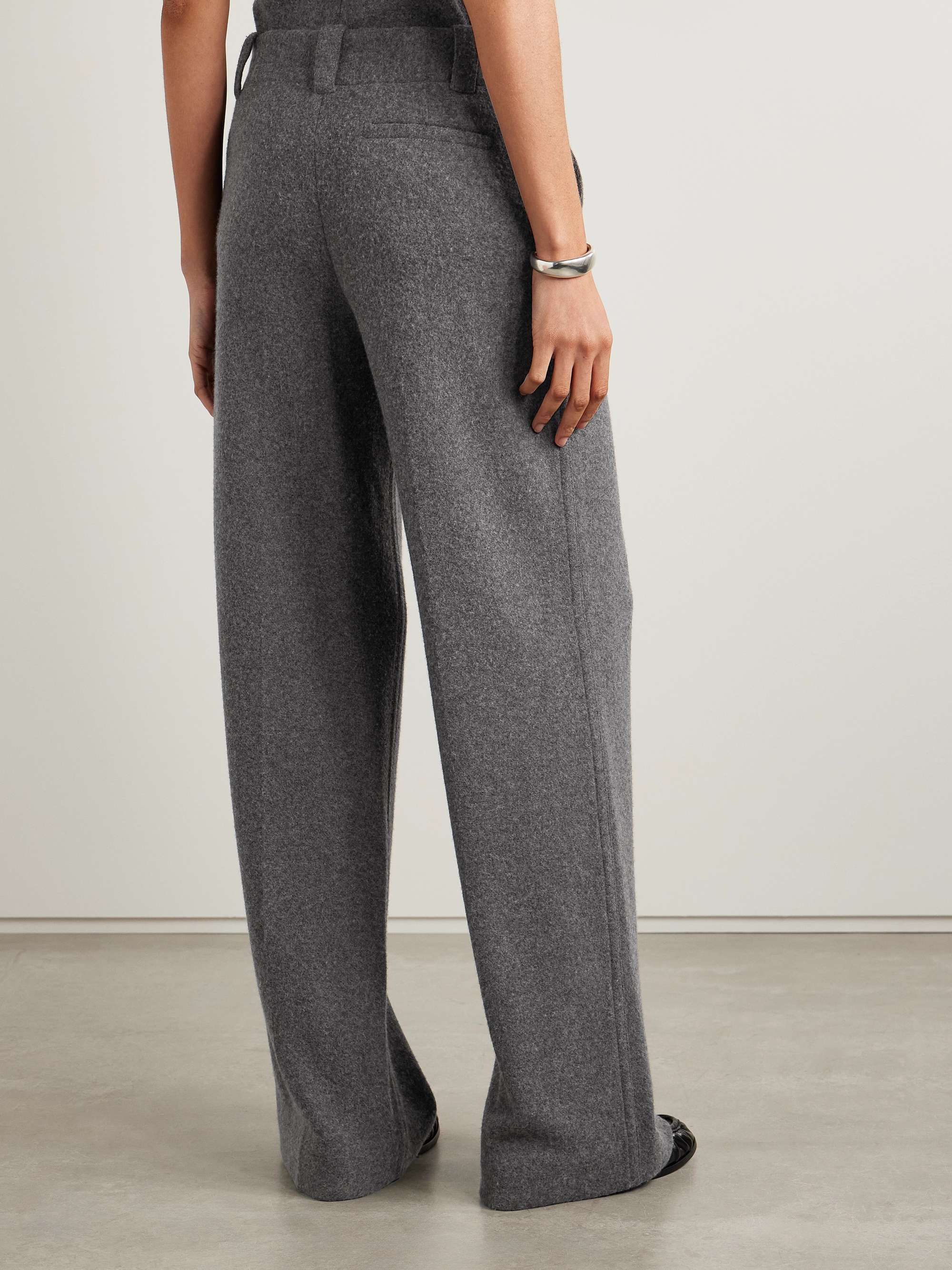 Violet felt wide-leg pants view