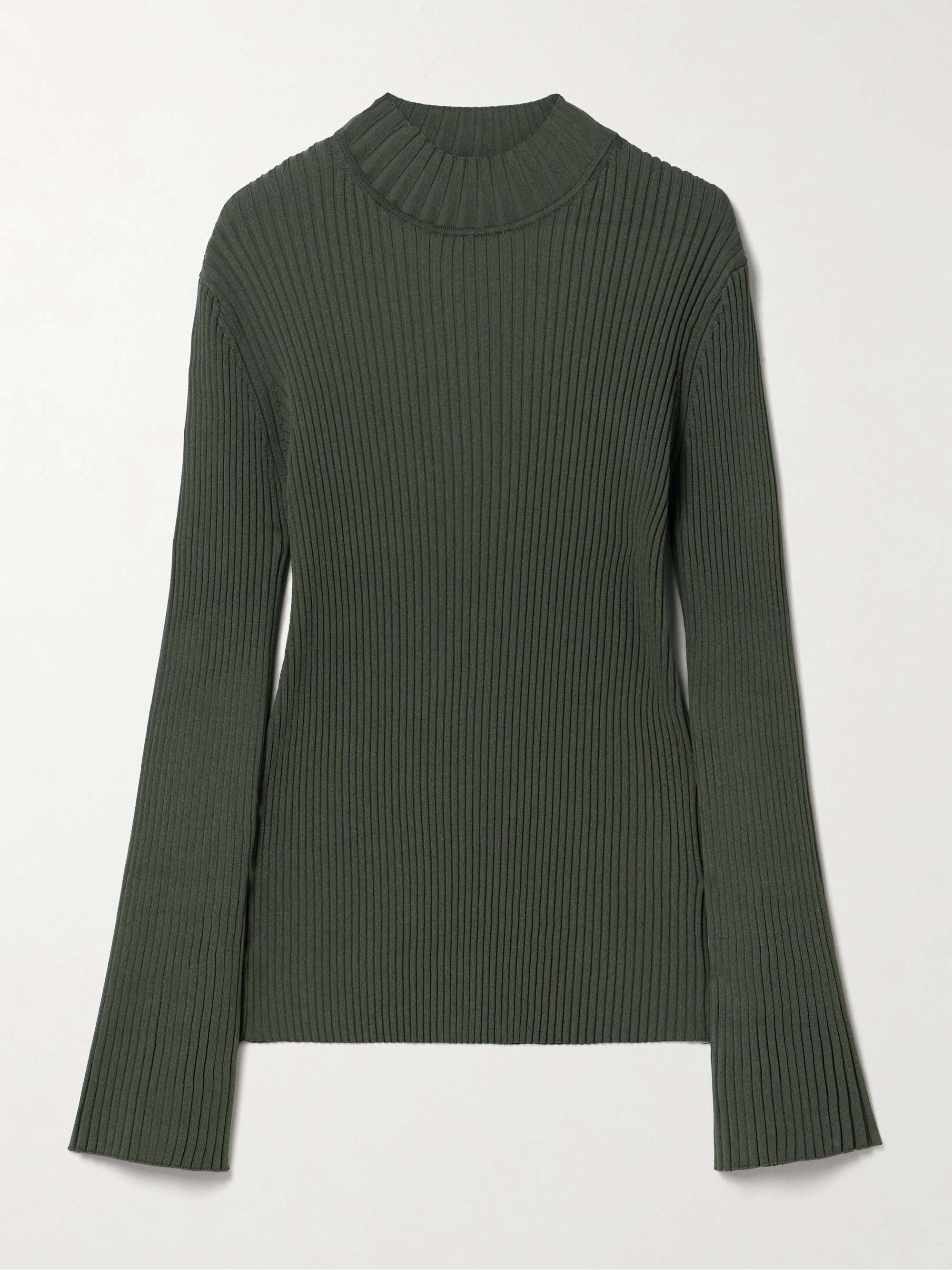 Abigail ribbed-knit top view