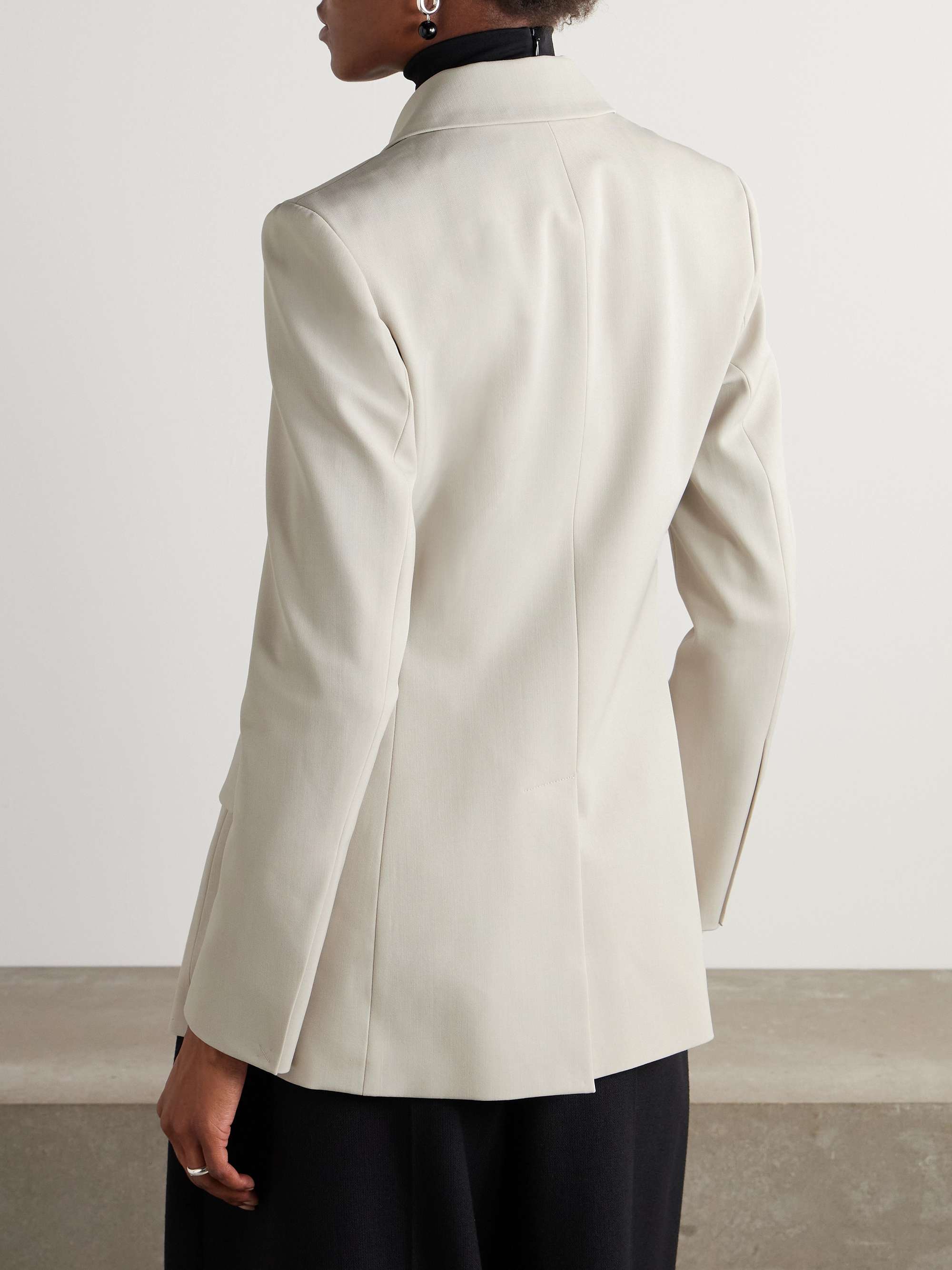 Lark wool-blend blazer view