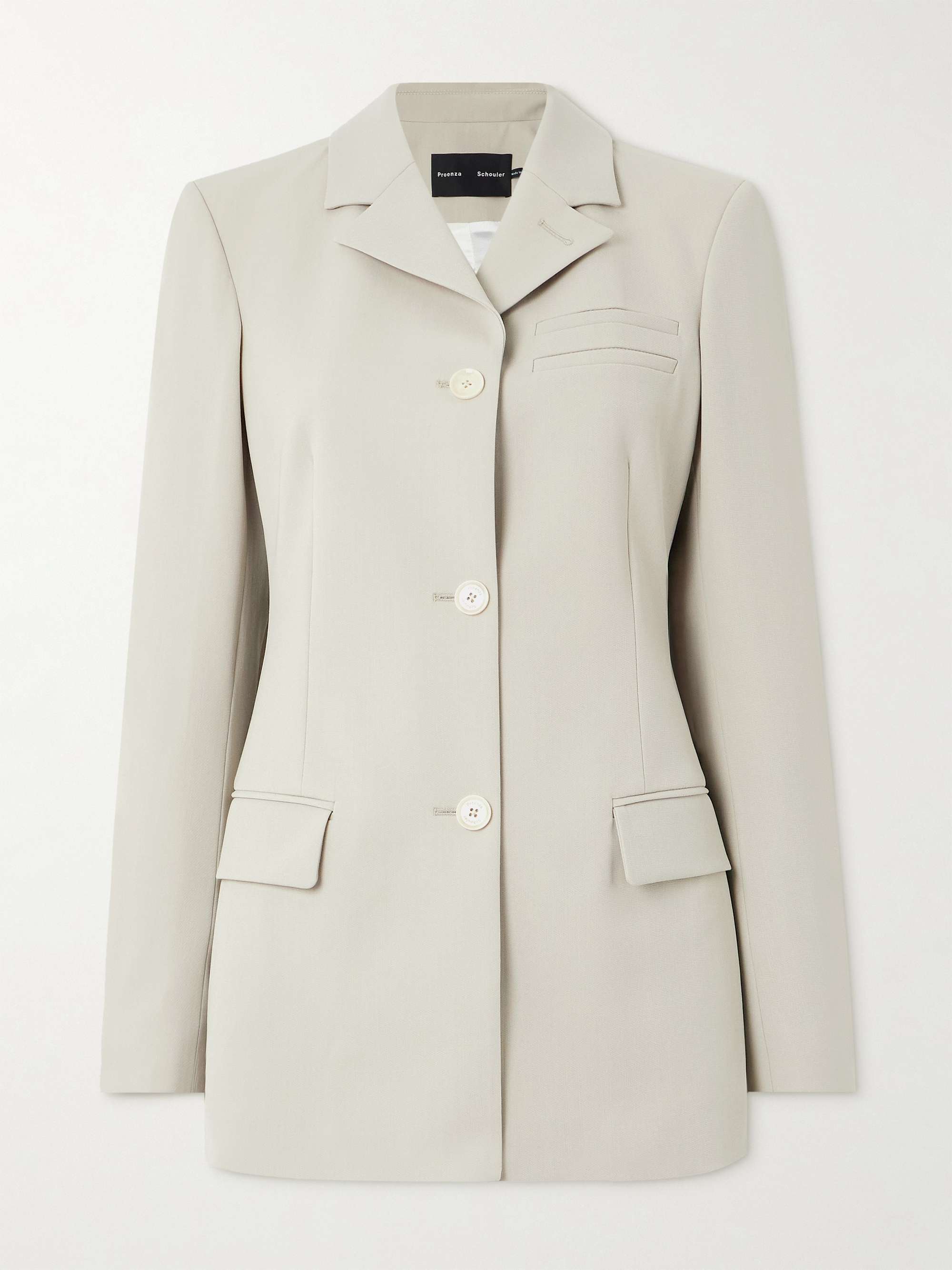 Lark wool-blend blazer view