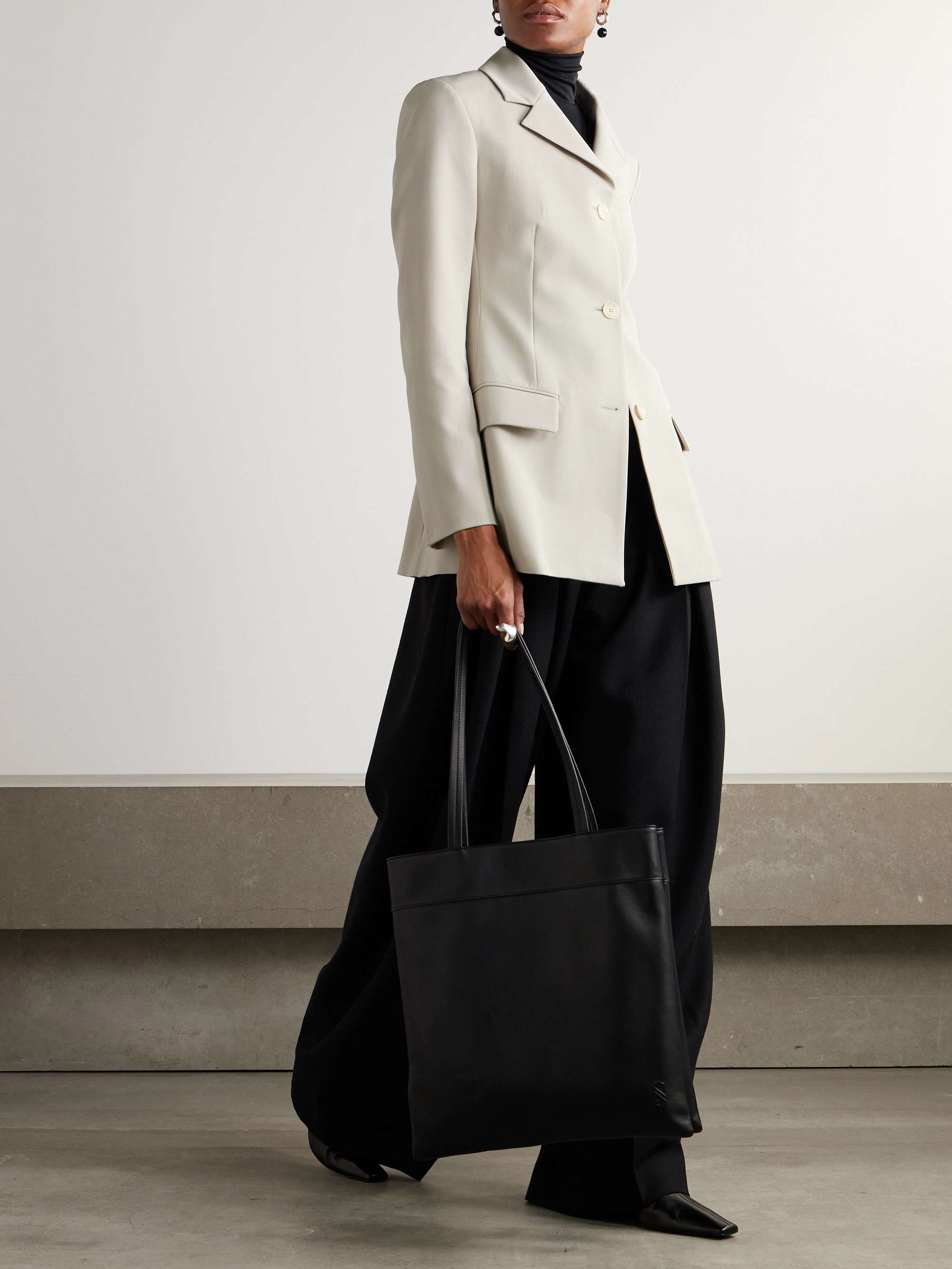 Lark wool-blend blazer view
