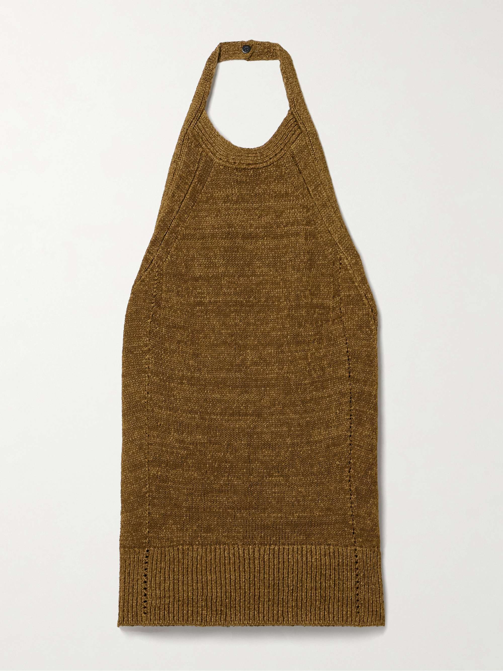 Leona knitted halterneck top view