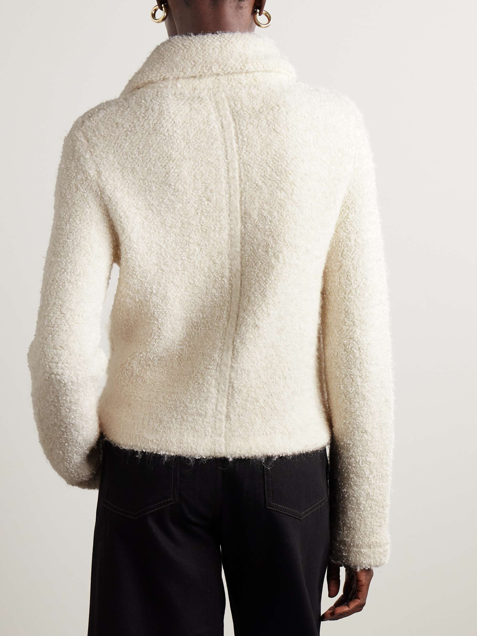 Sylvie bouclé-knit alpaca-blend jacket view